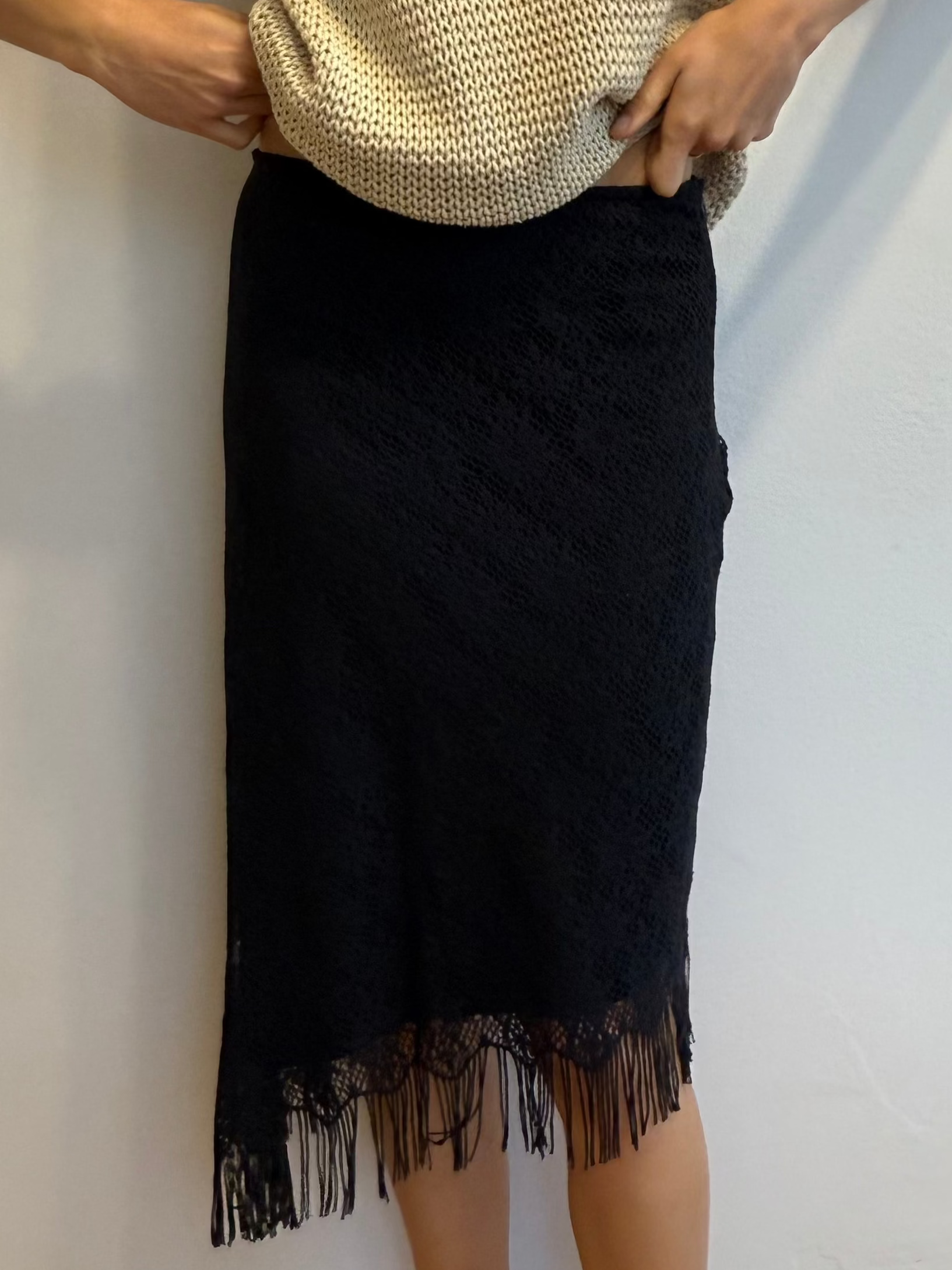 Crochet Fringe Skirt