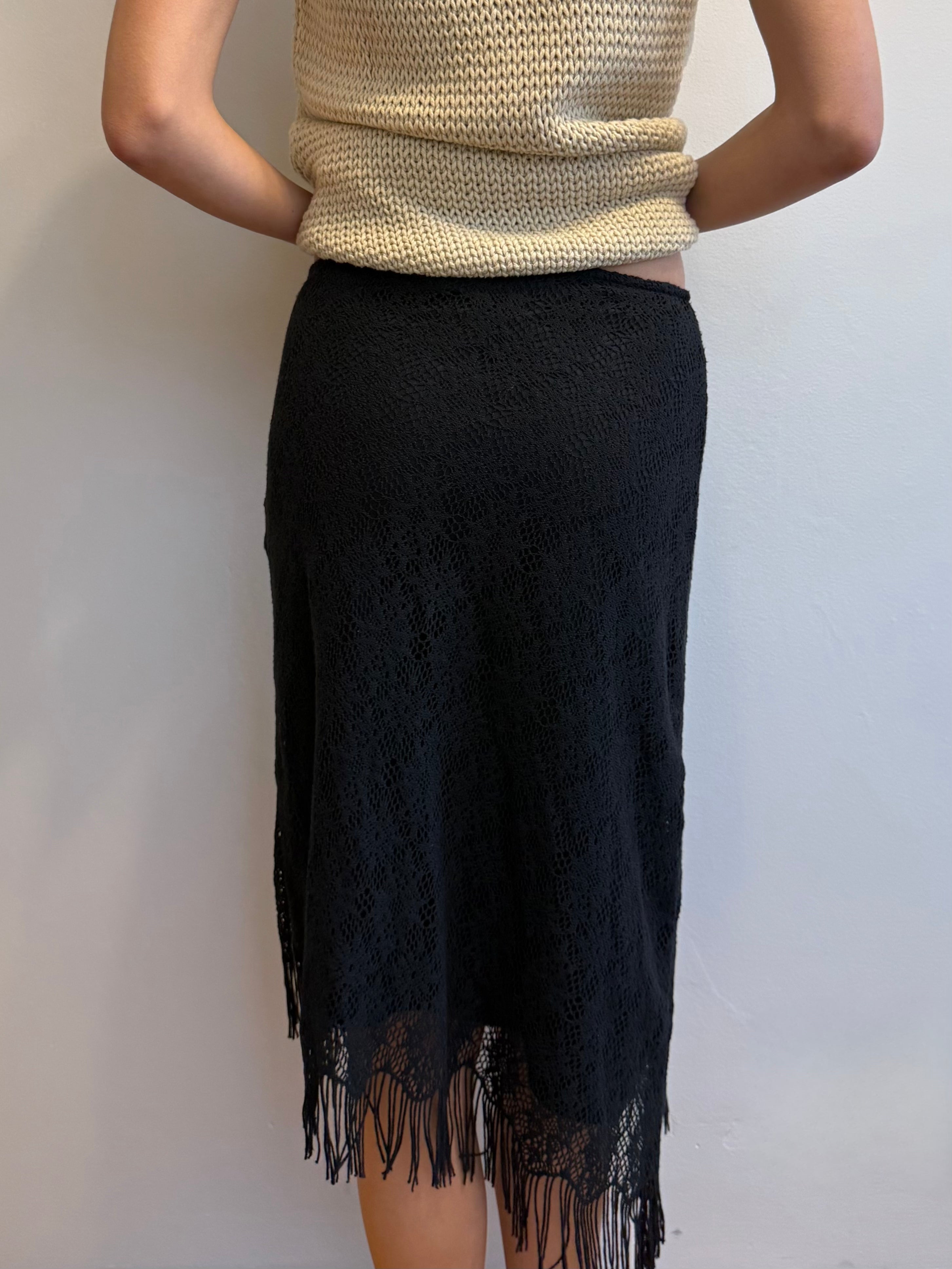 Crochet Fringe Skirt