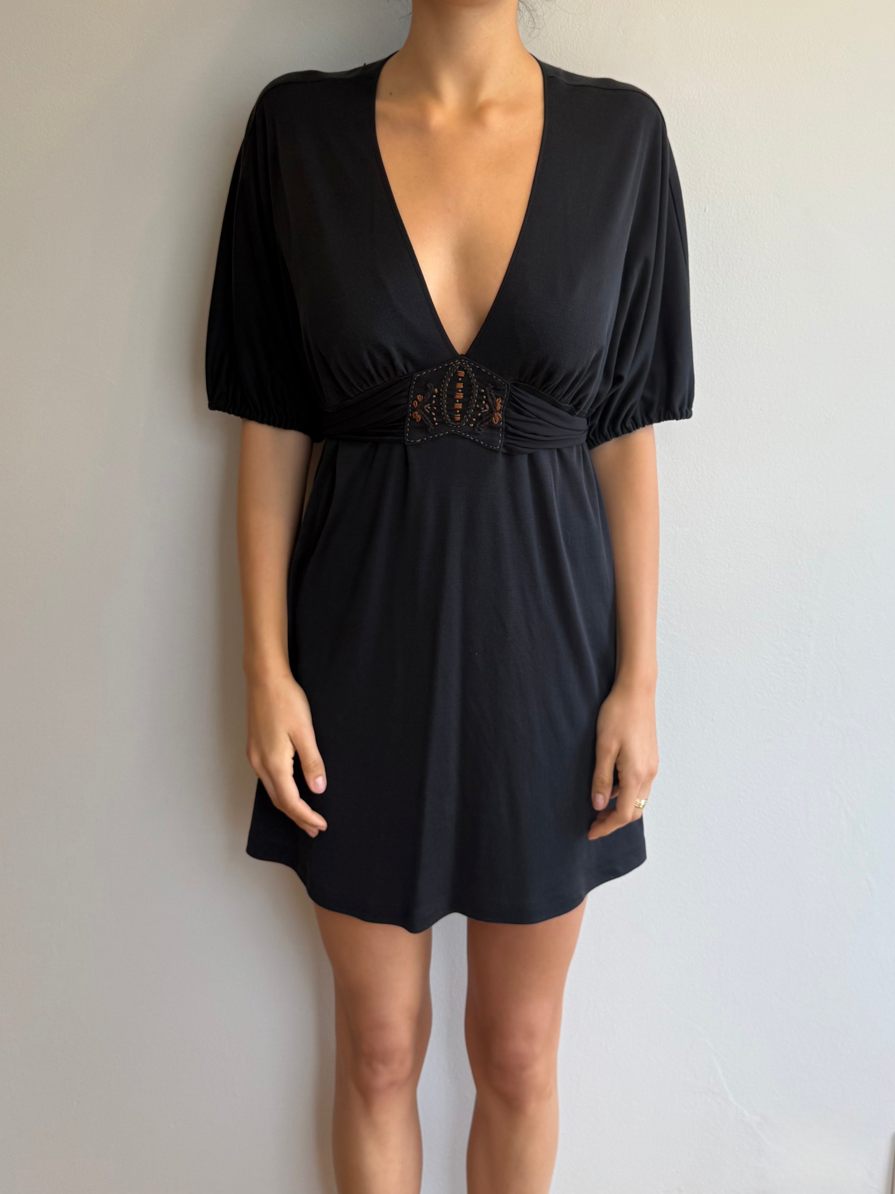 Vintage Black Tie Dress
