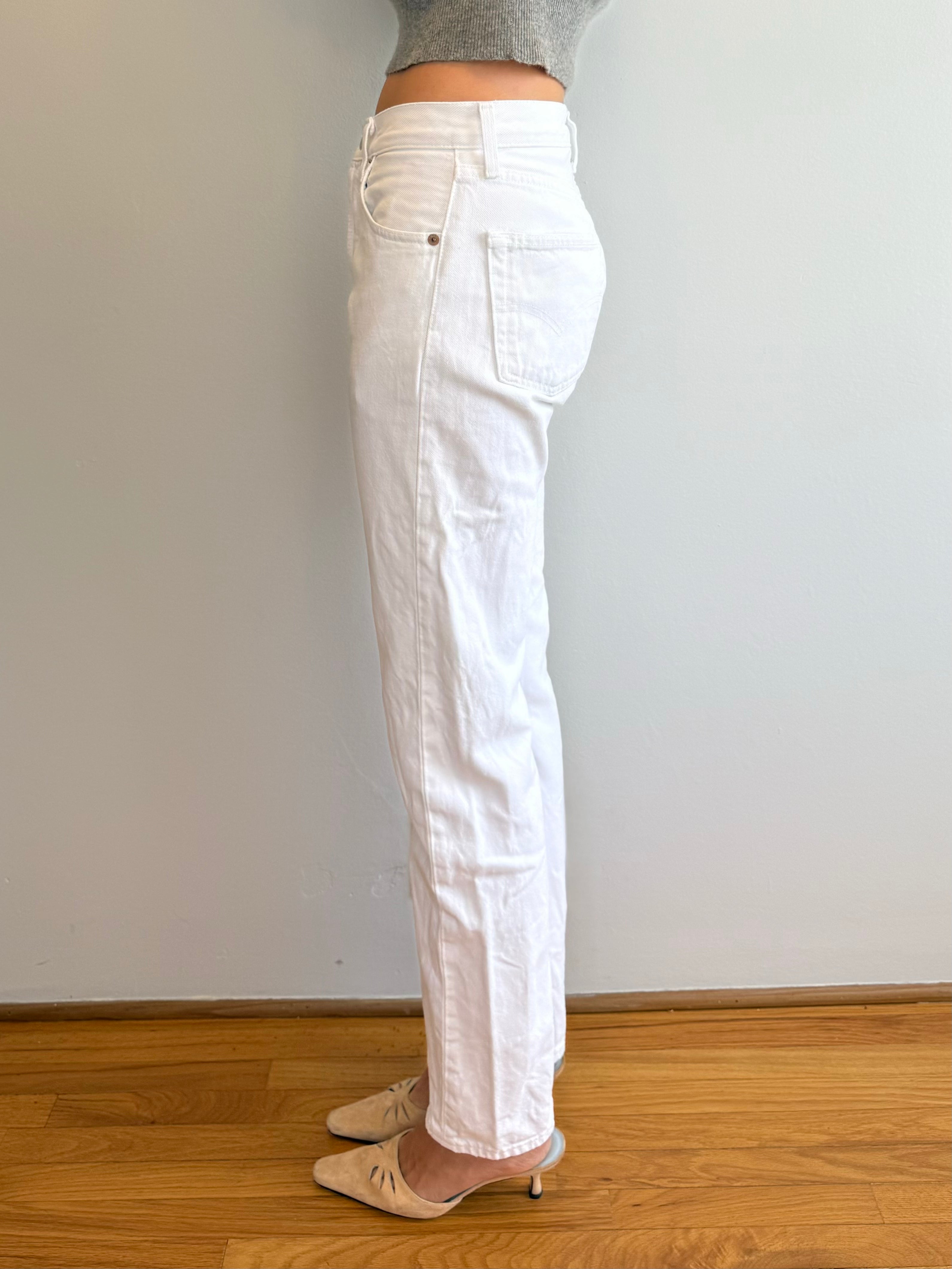 Vintage White 501 Levi's