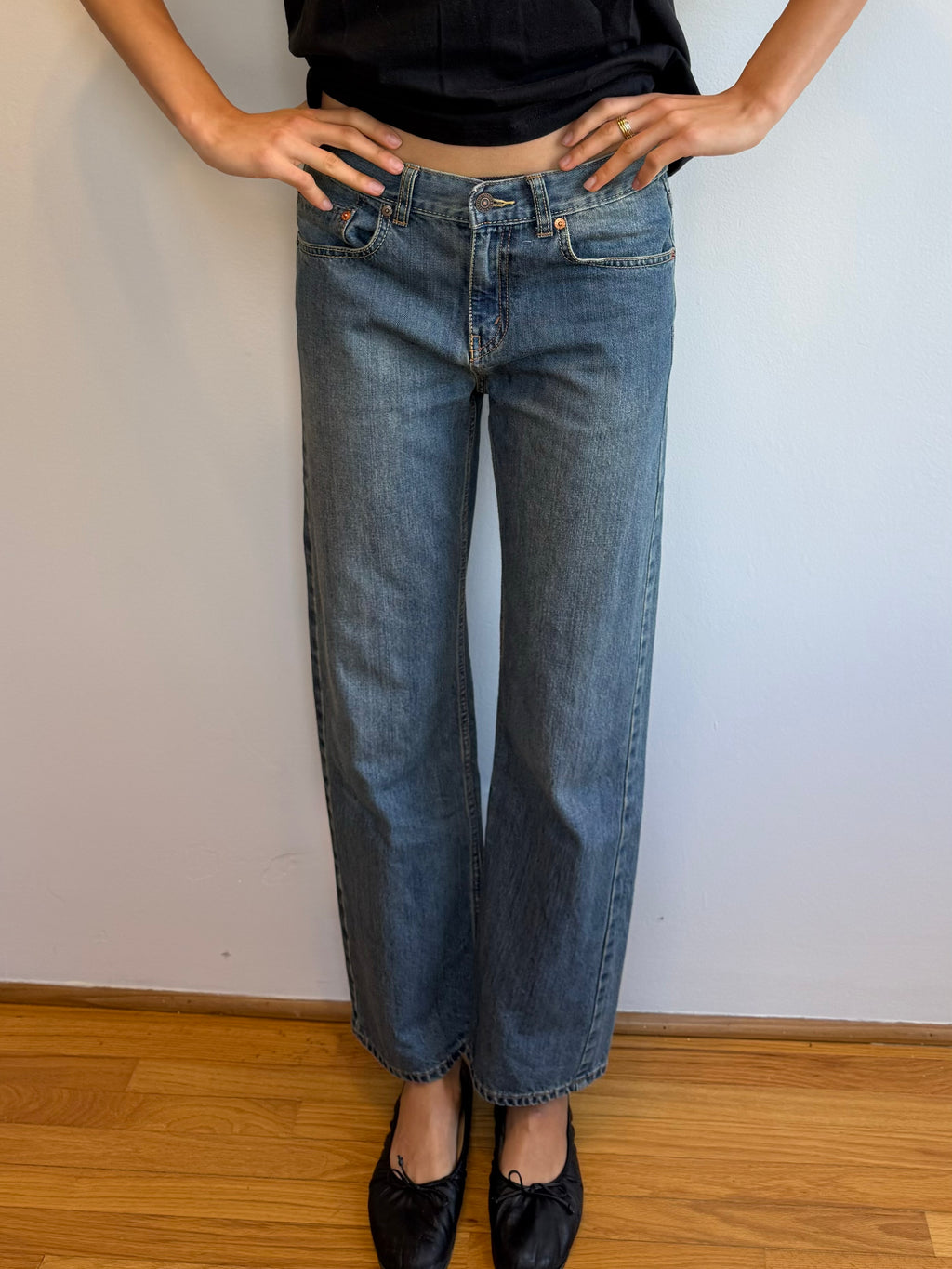 Washed Blue Vintage 550 Levi's