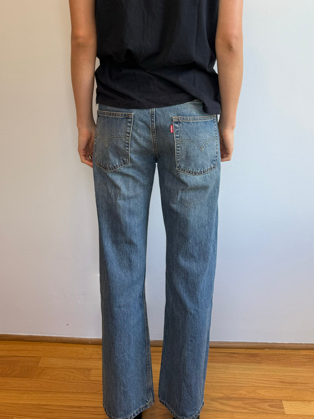 Washed Blue Vintage 550 Levi's
