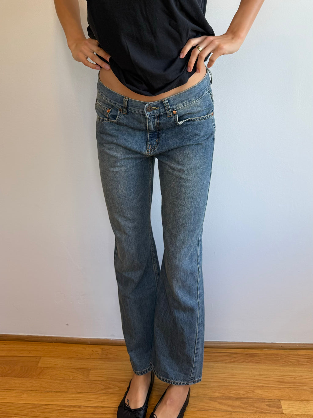 Washed Blue Vintage 550 Levi's