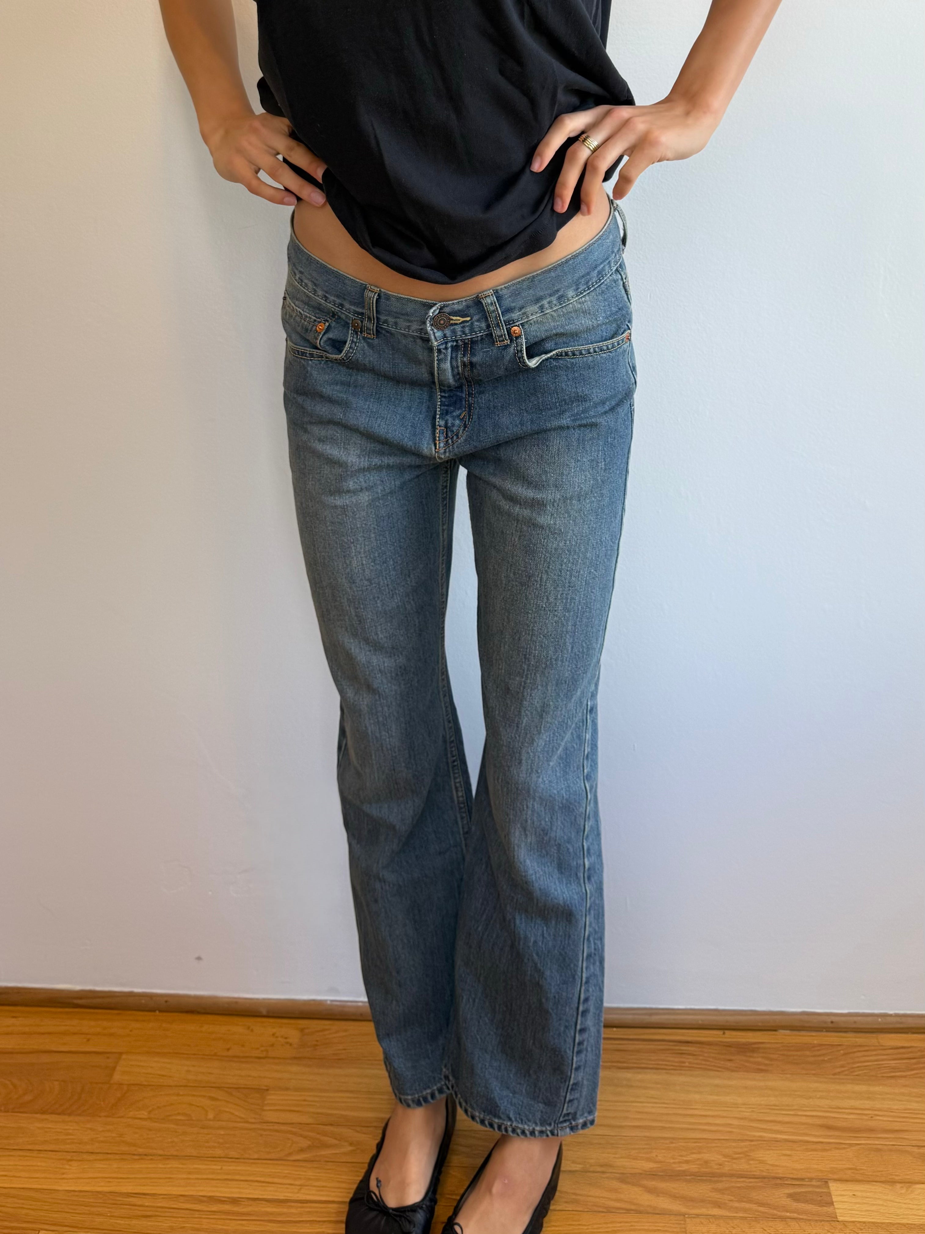 Washed Blue Vintage 550 Levi's