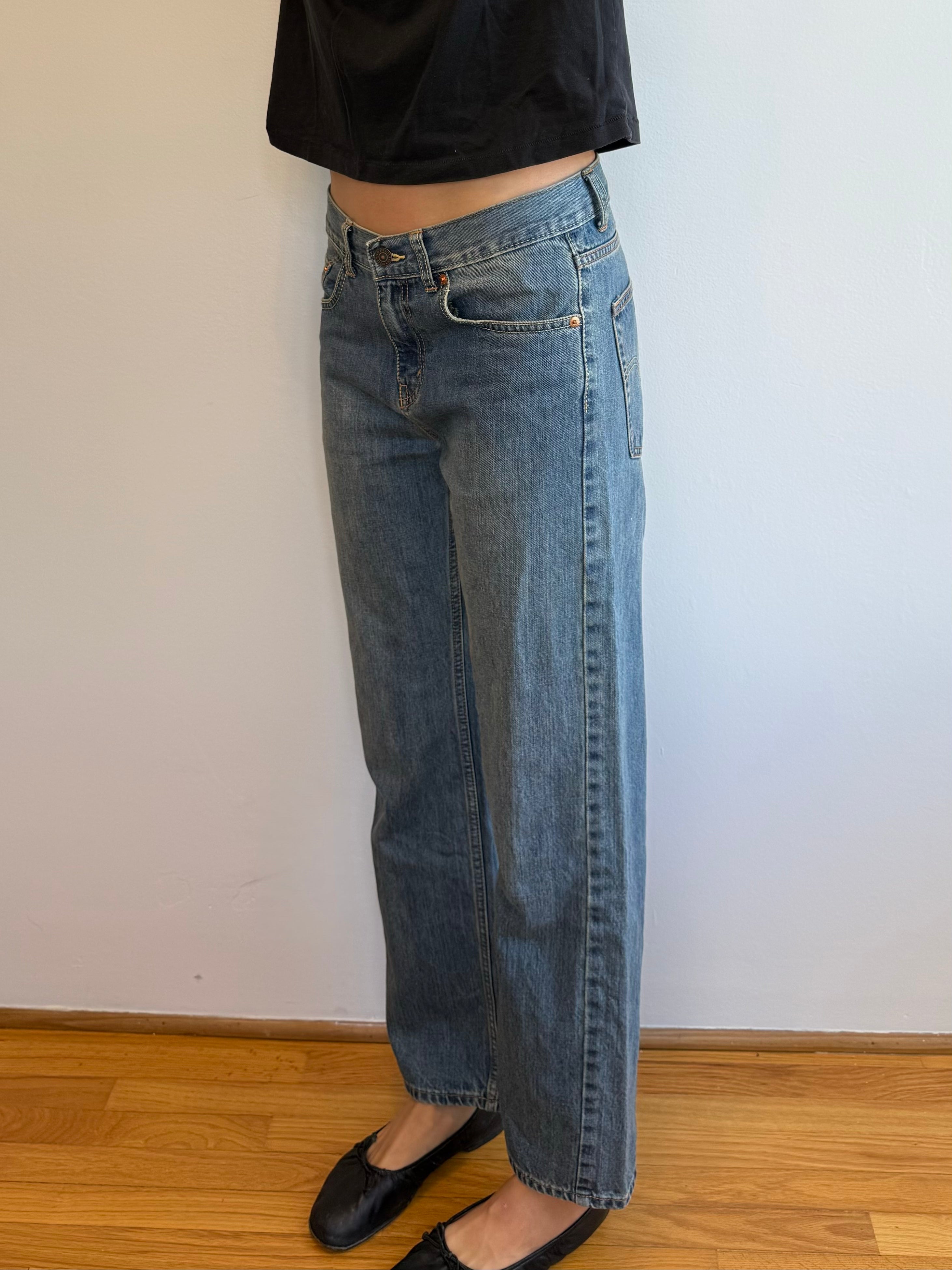 Washed Blue Vintage 550 Levi's