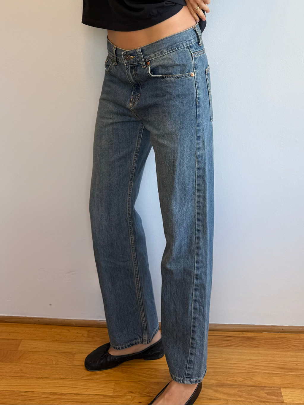 Washed Blue Vintage 550 Levi's