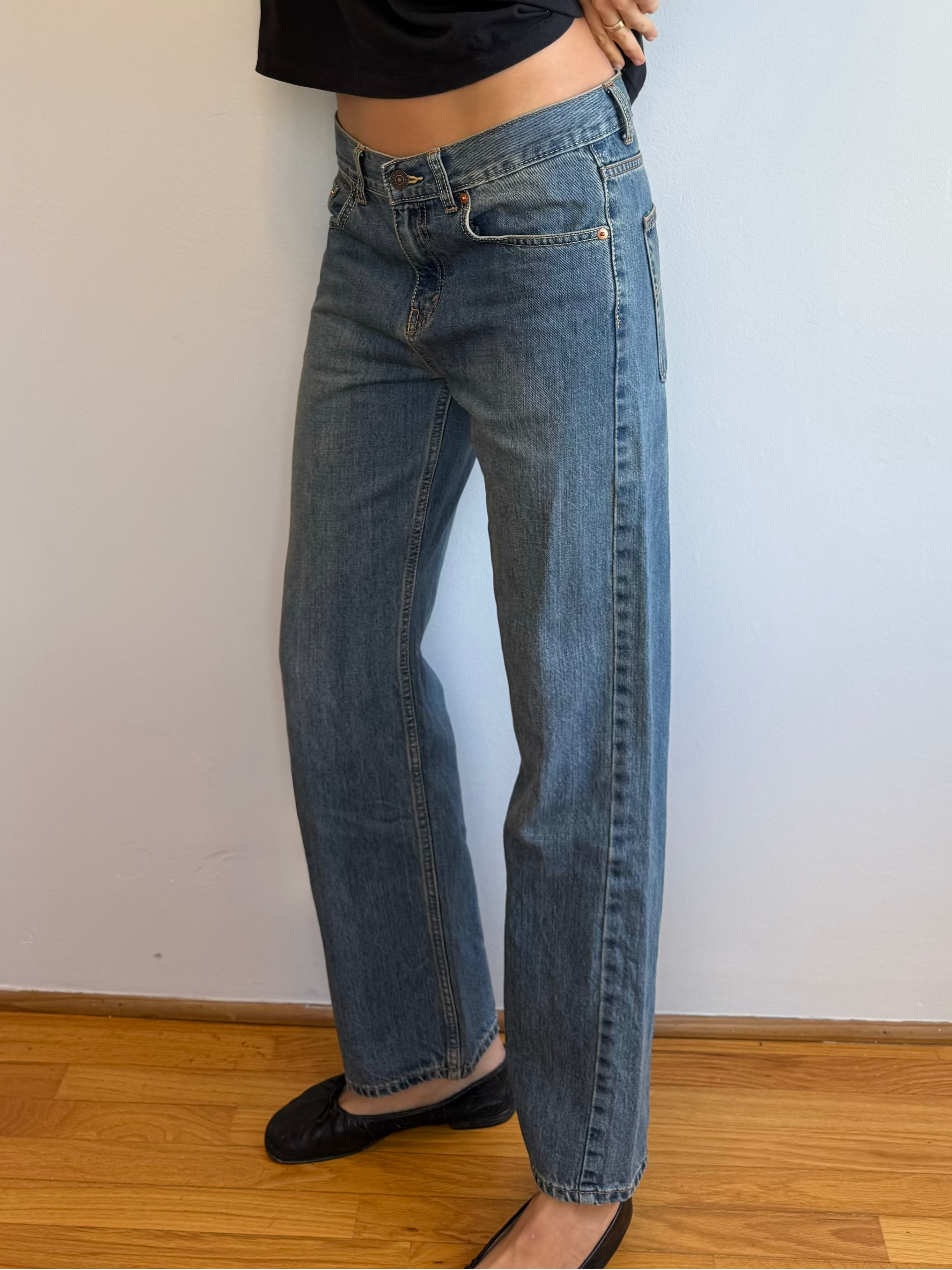 Washed Blue Vintage 550 Levi's