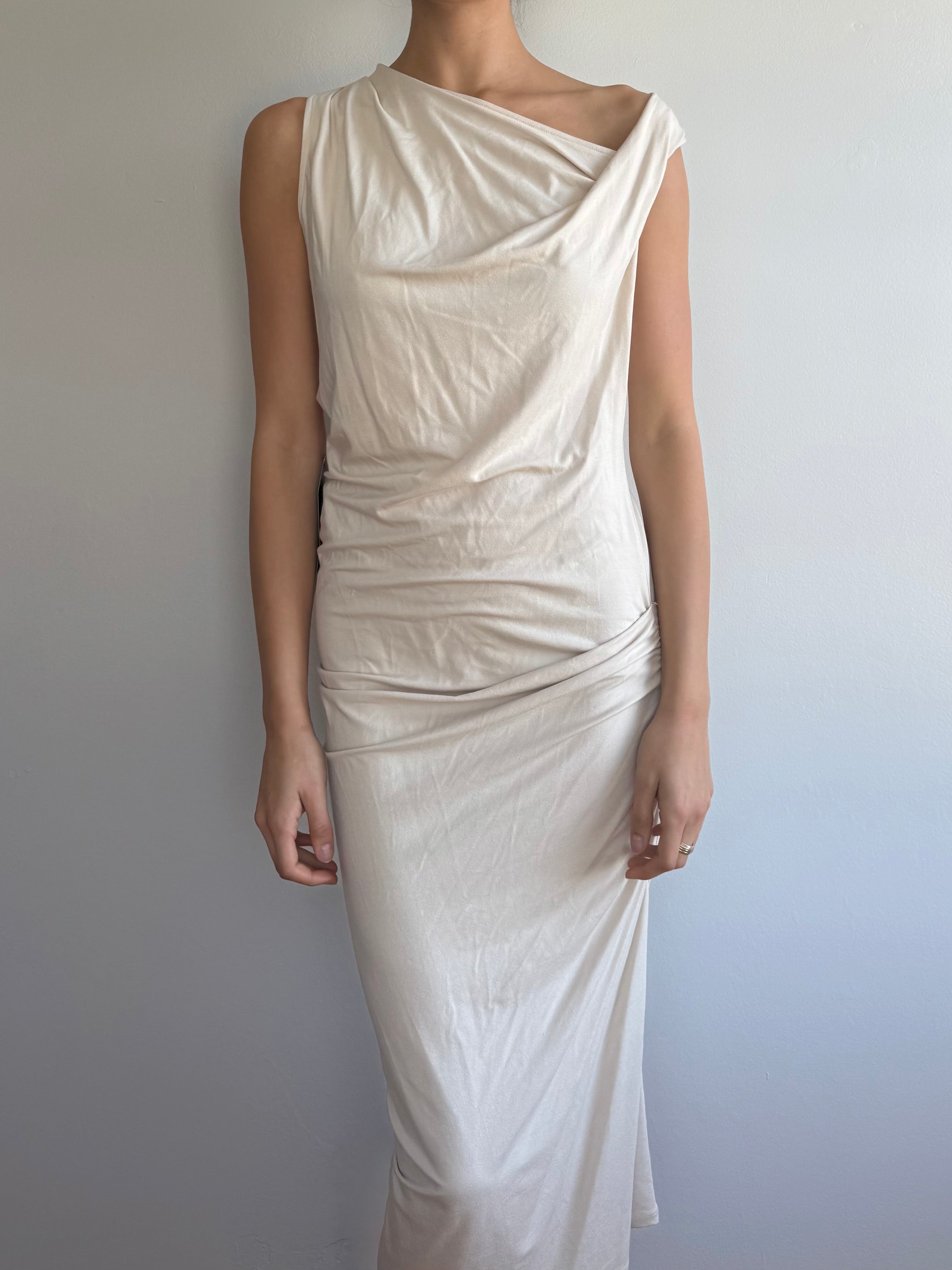 Y2k Asymmetrical Midi Dress