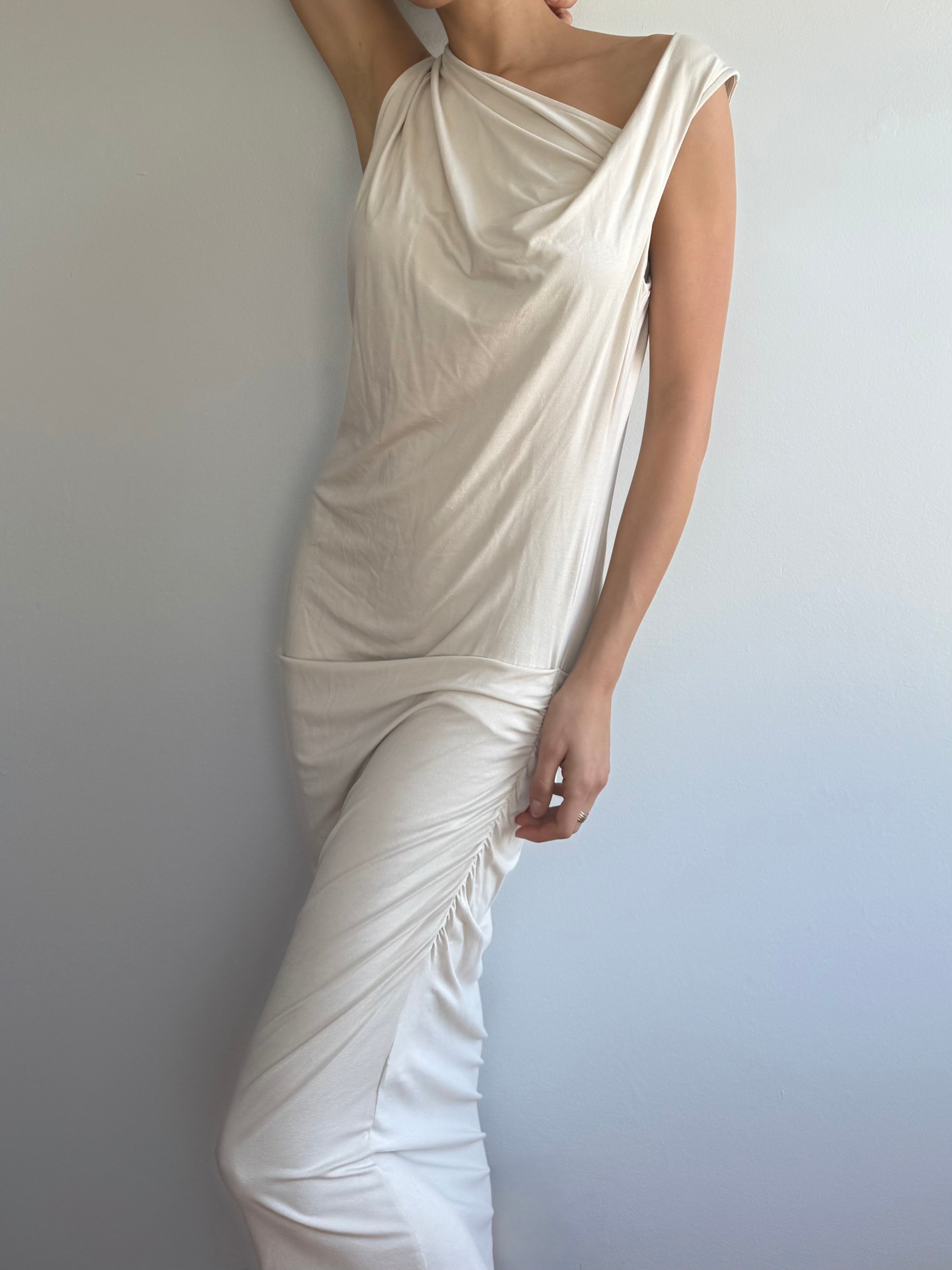 Y2k Asymmetrical Midi Dress