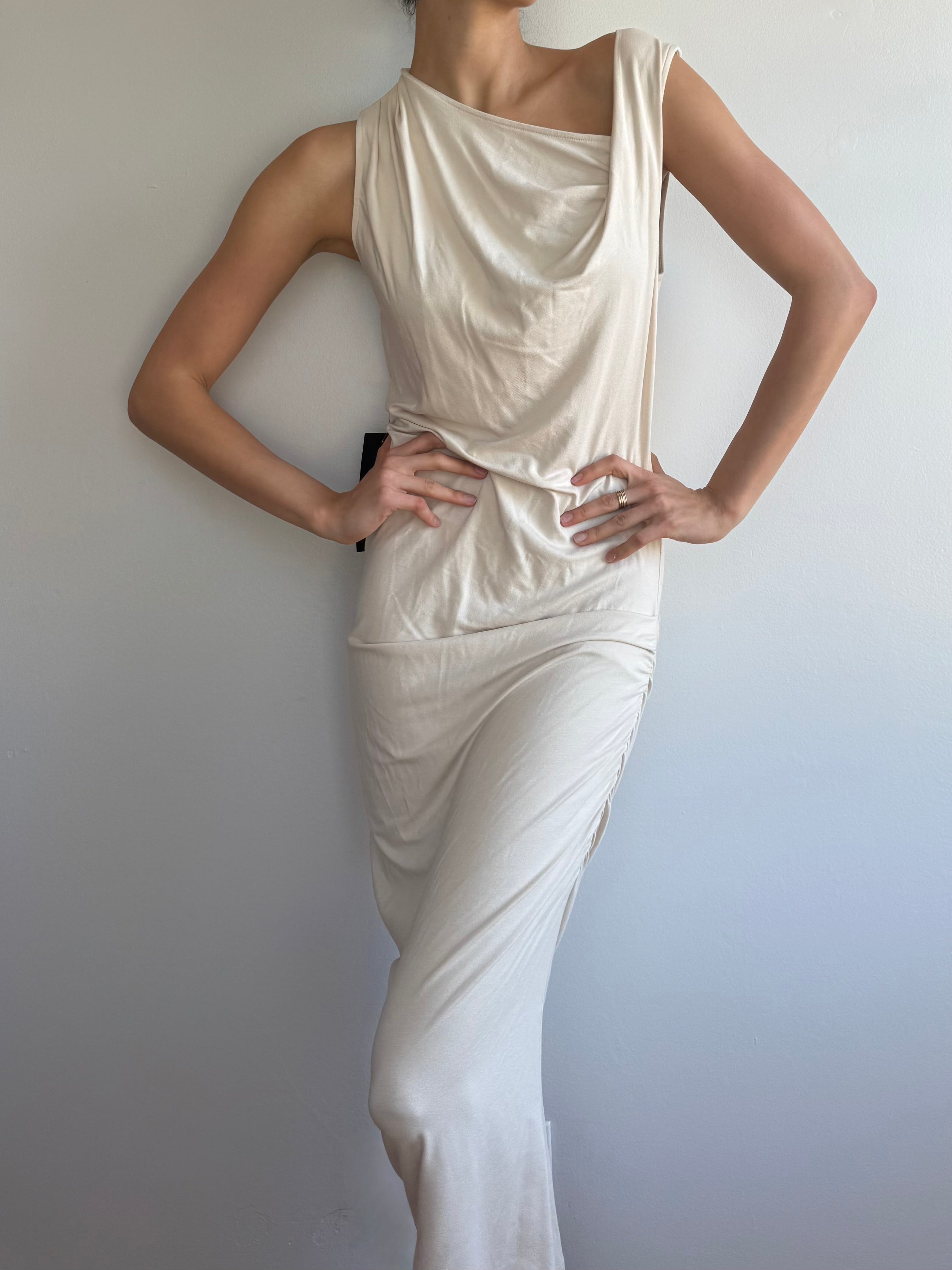 Y2k Asymmetrical Midi Dress