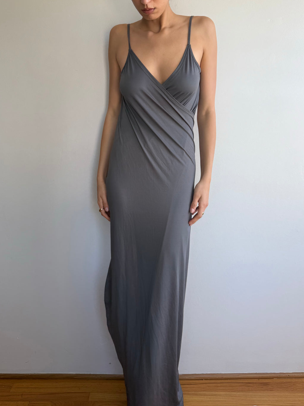 Slinky 2000s Wrap Dress