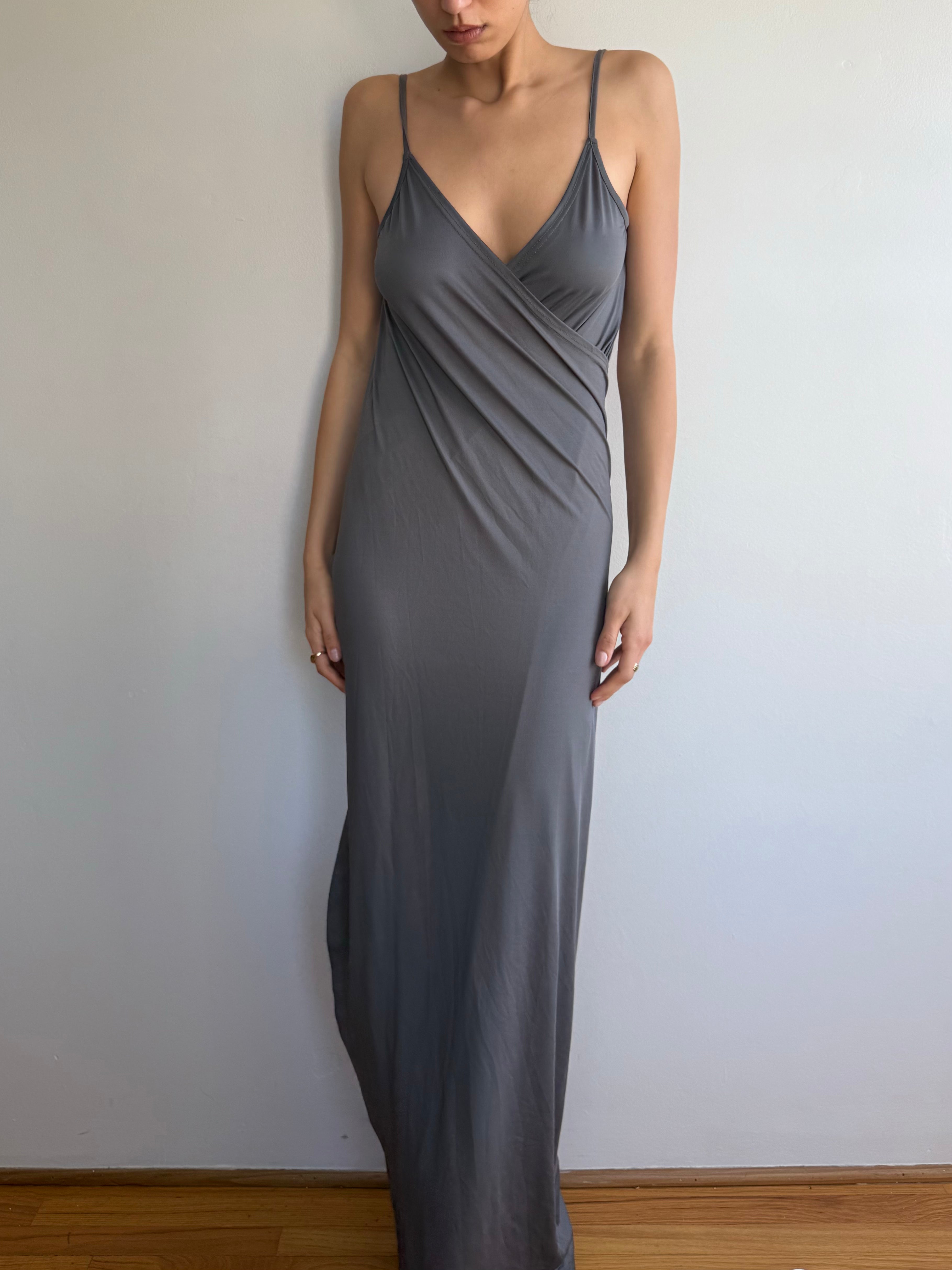Slinky 2000s Wrap Dress