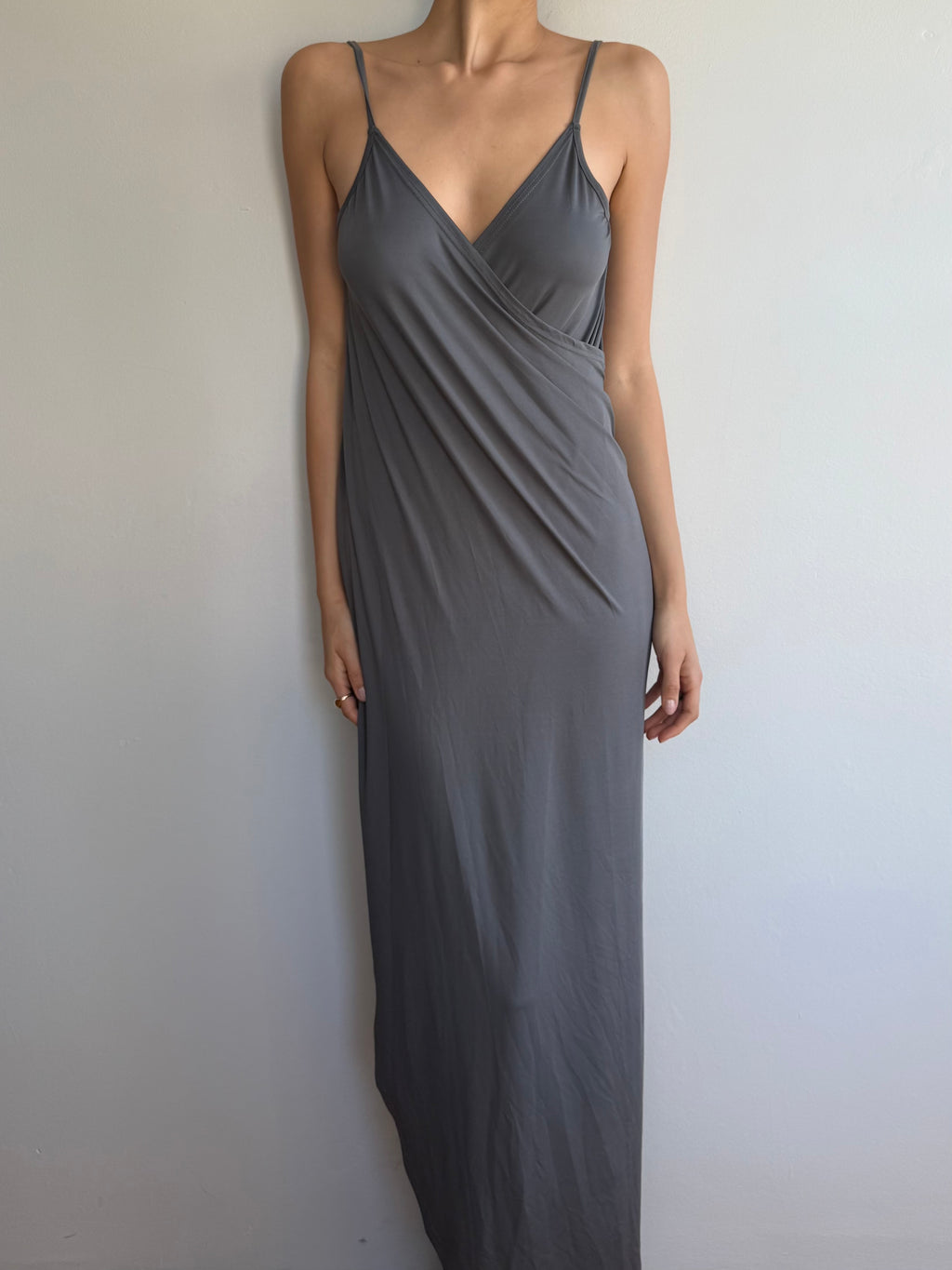 Slinky 2000s Wrap Dress