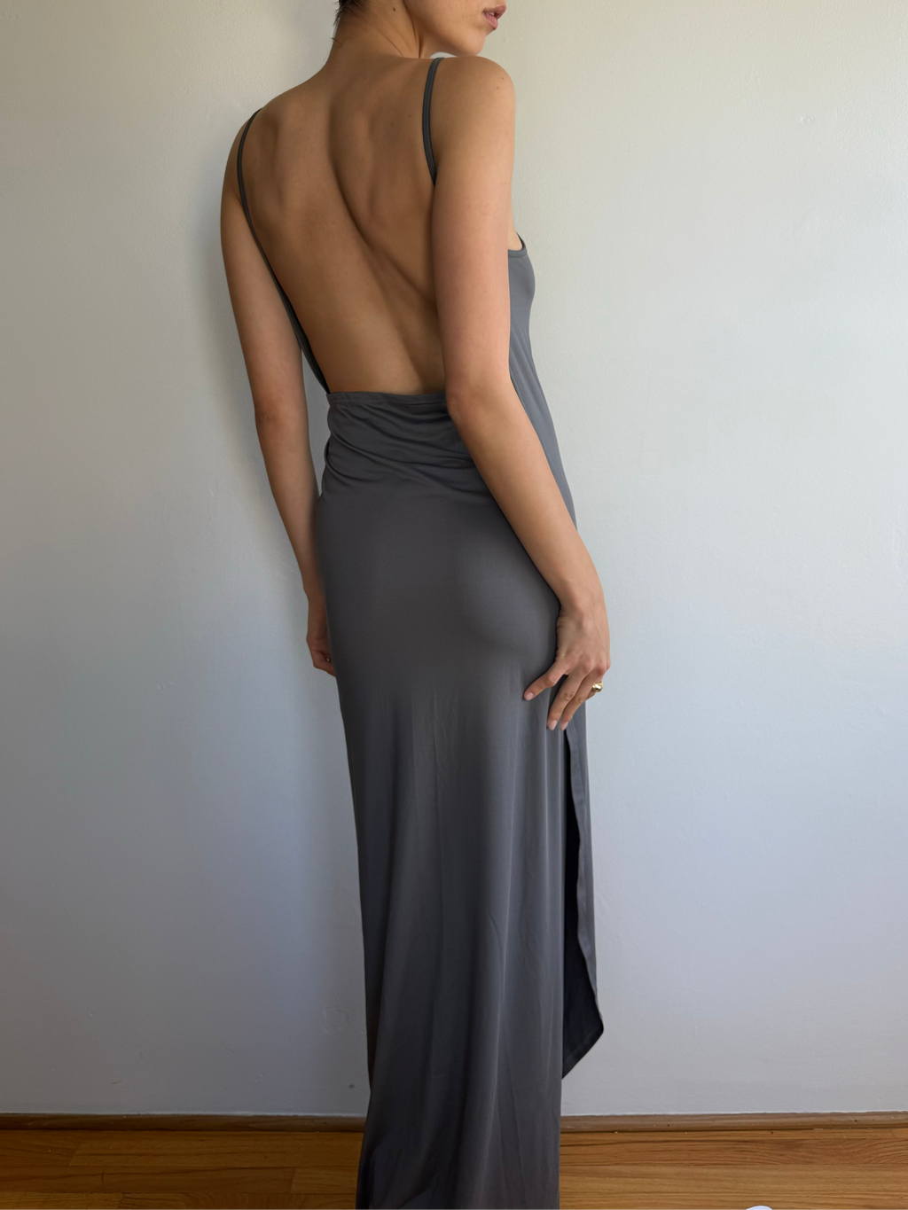 Slinky 2000s Wrap Dress