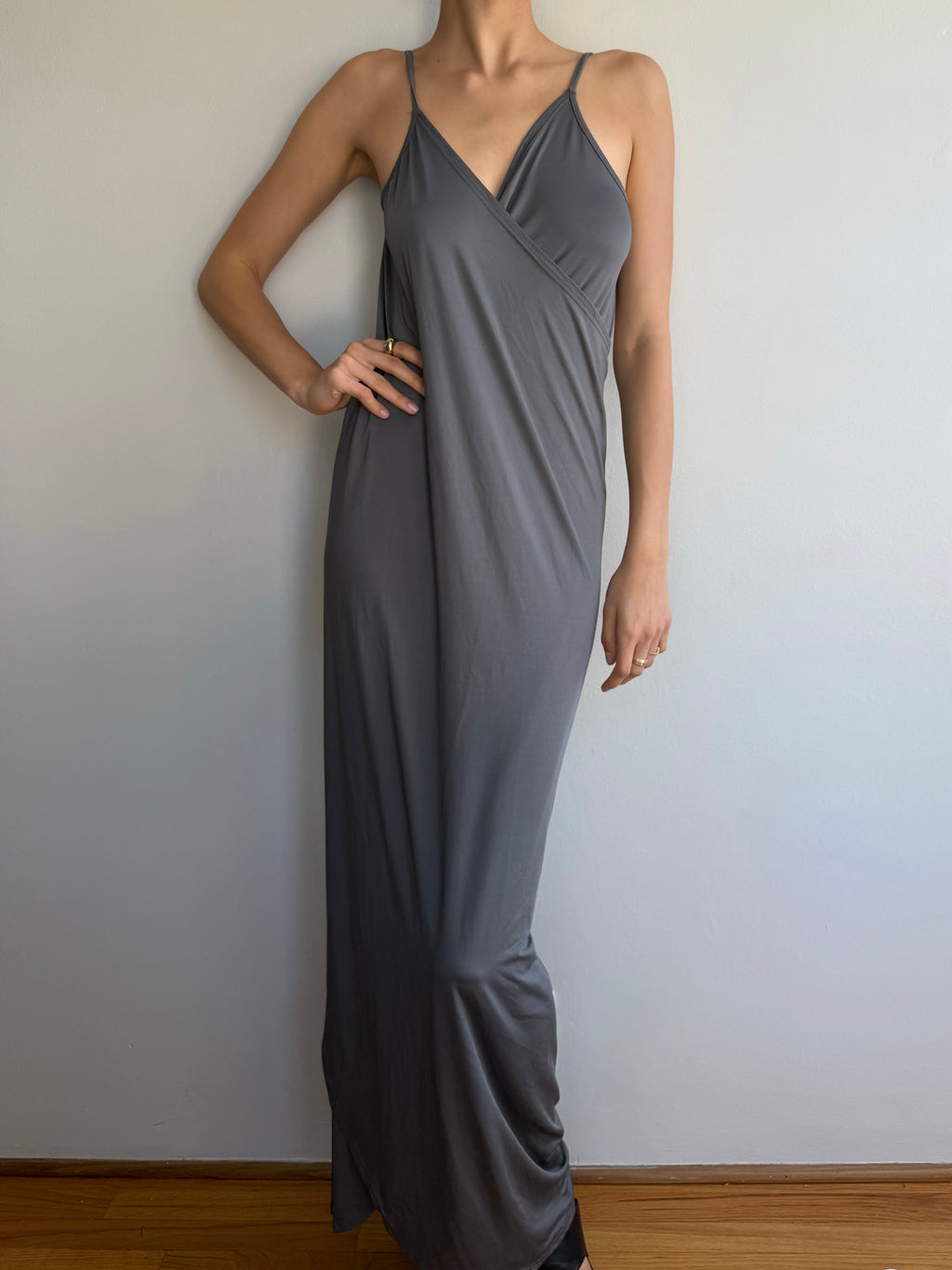 Slinky 2000s Wrap Dress