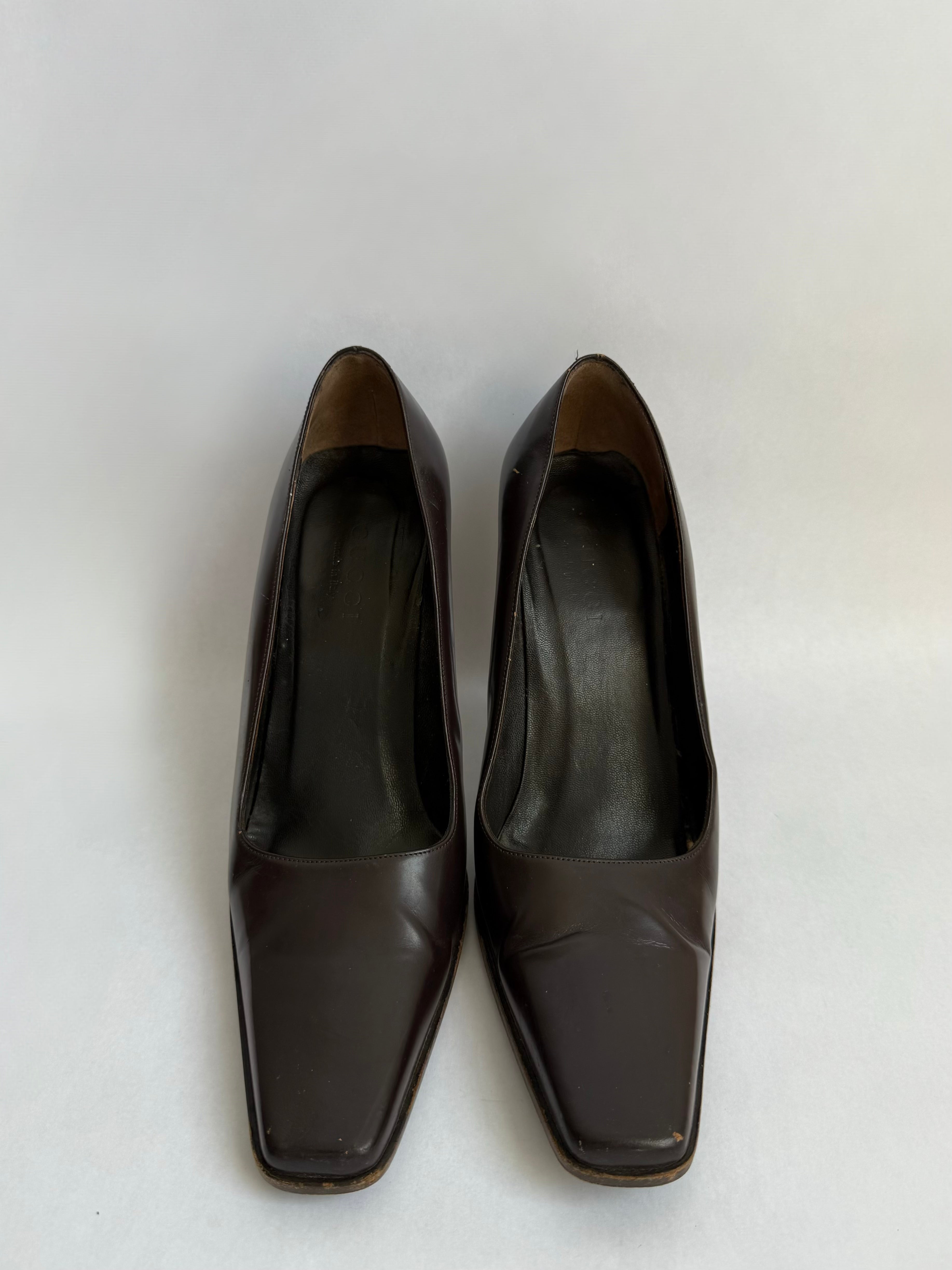 Gucci Square-Toe Pumps / 9