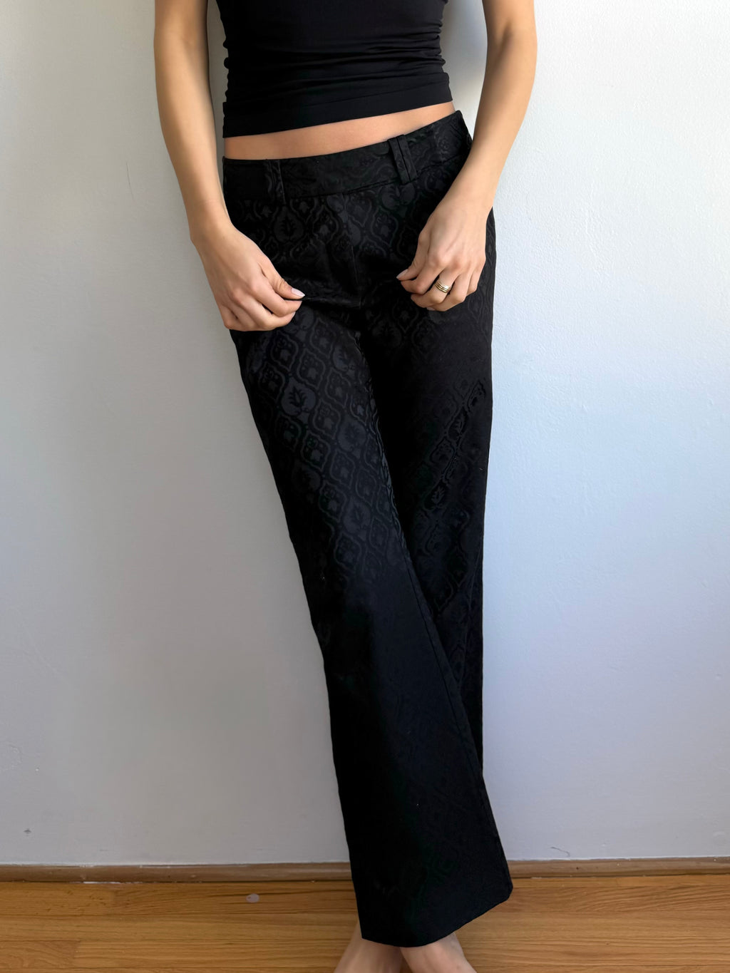 INC Embossed Printed Trousers / 6