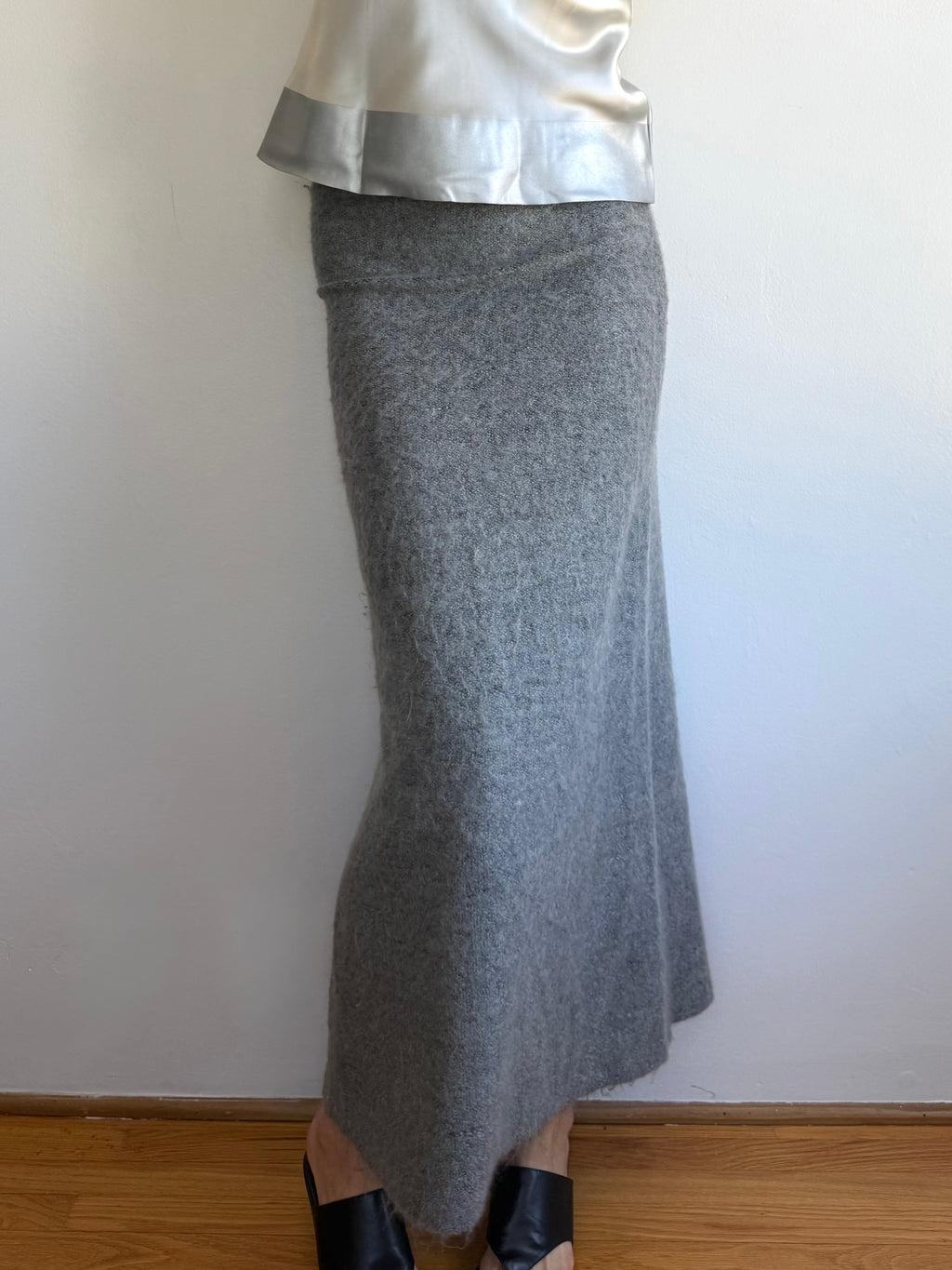 Costume National Wool Maxi Skirt / 40