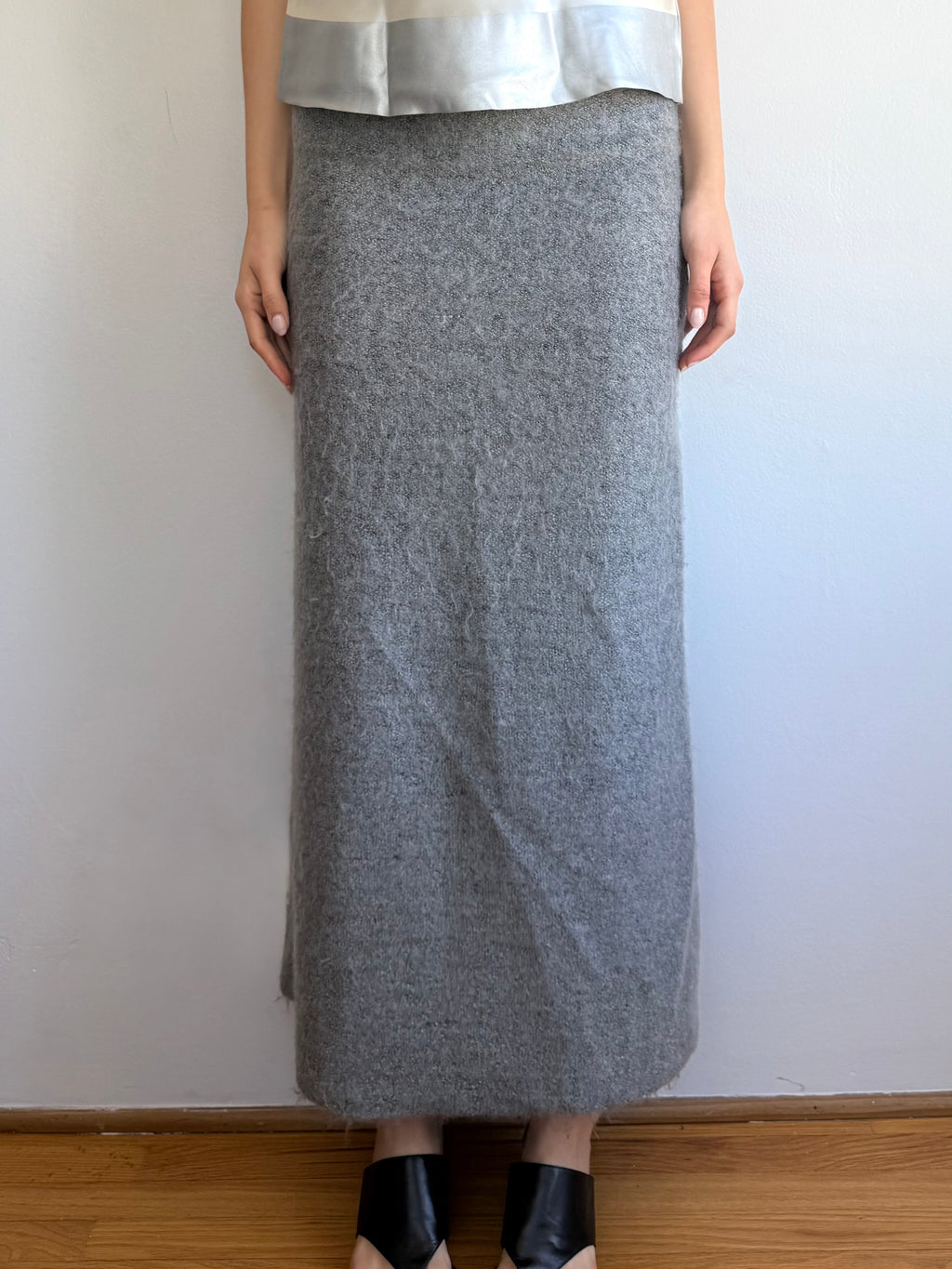 Costume National Wool Maxi Skirt / 40