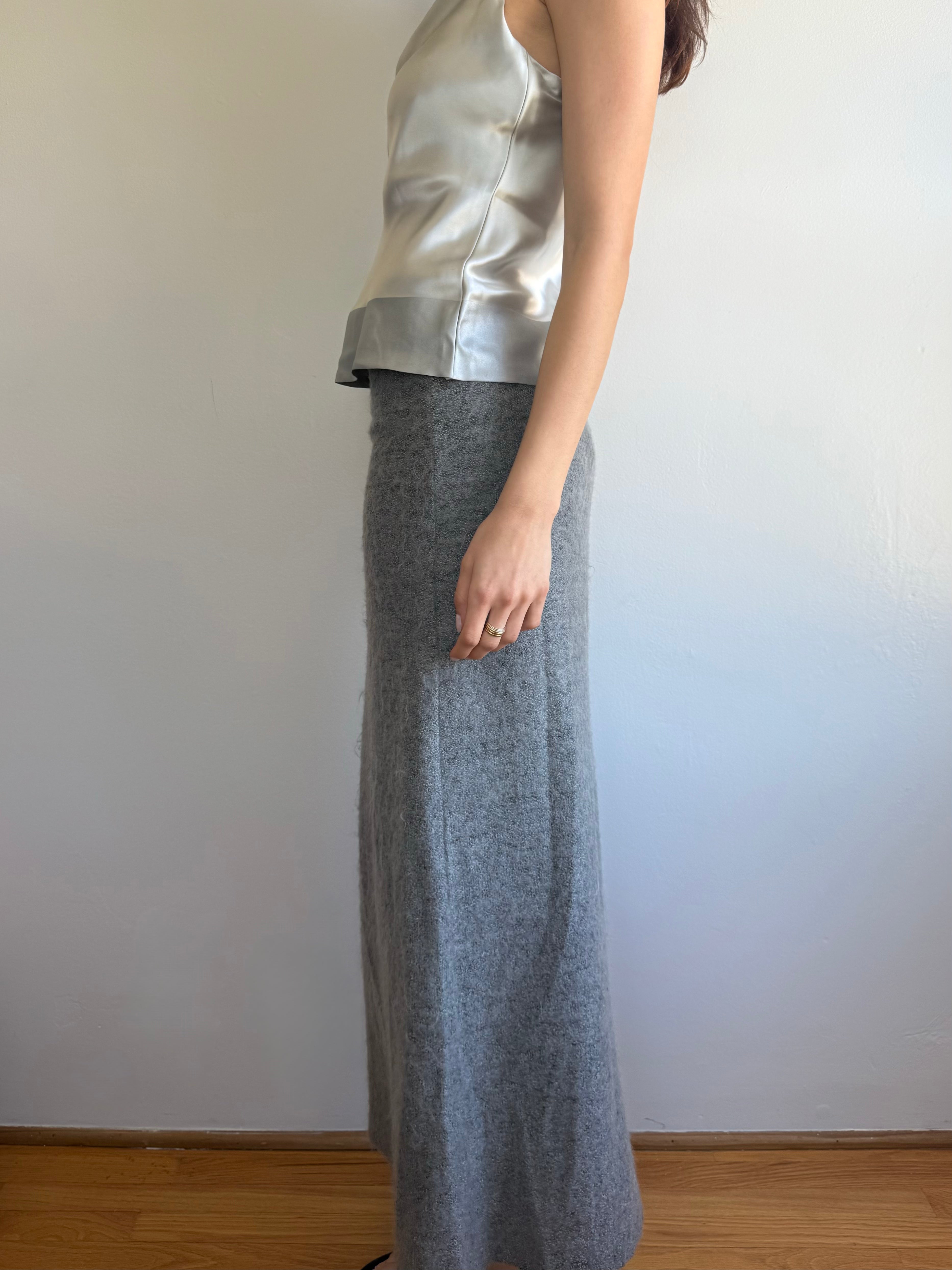 Costume National Wool Maxi Skirt / 40