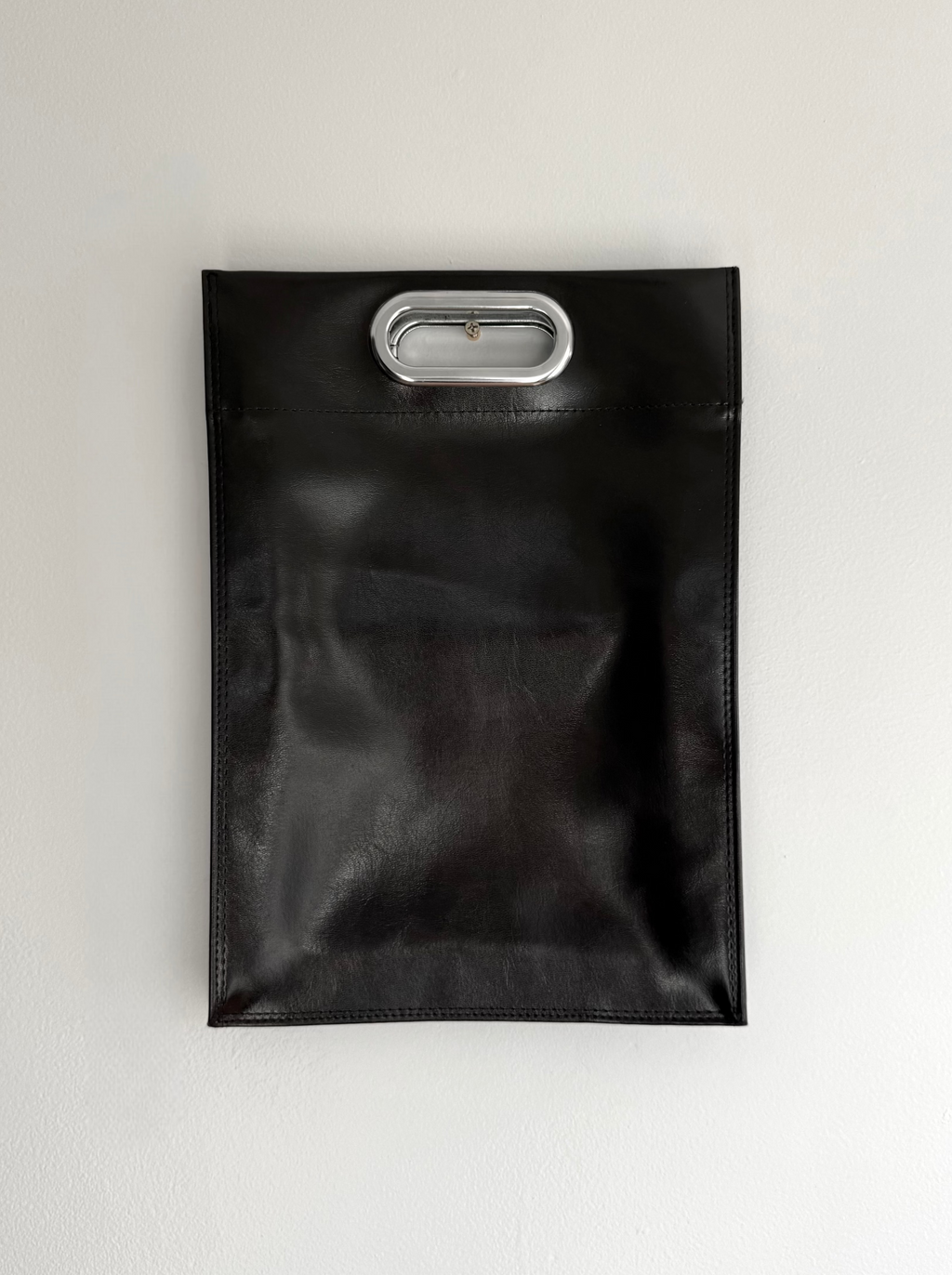 Faux Leather Rectangle Bag