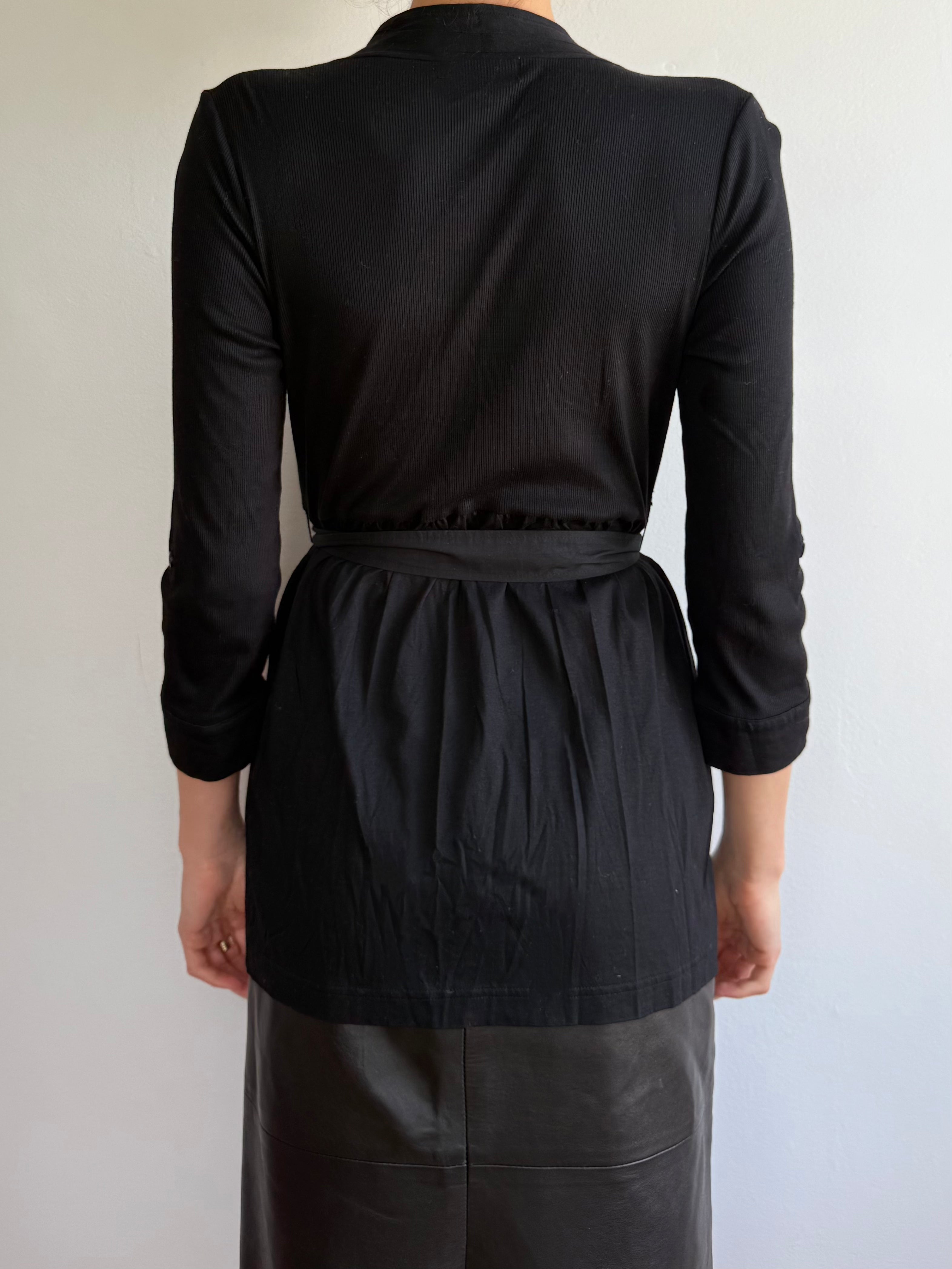 Courrèges Wrap Sleeve Cardigan / 38