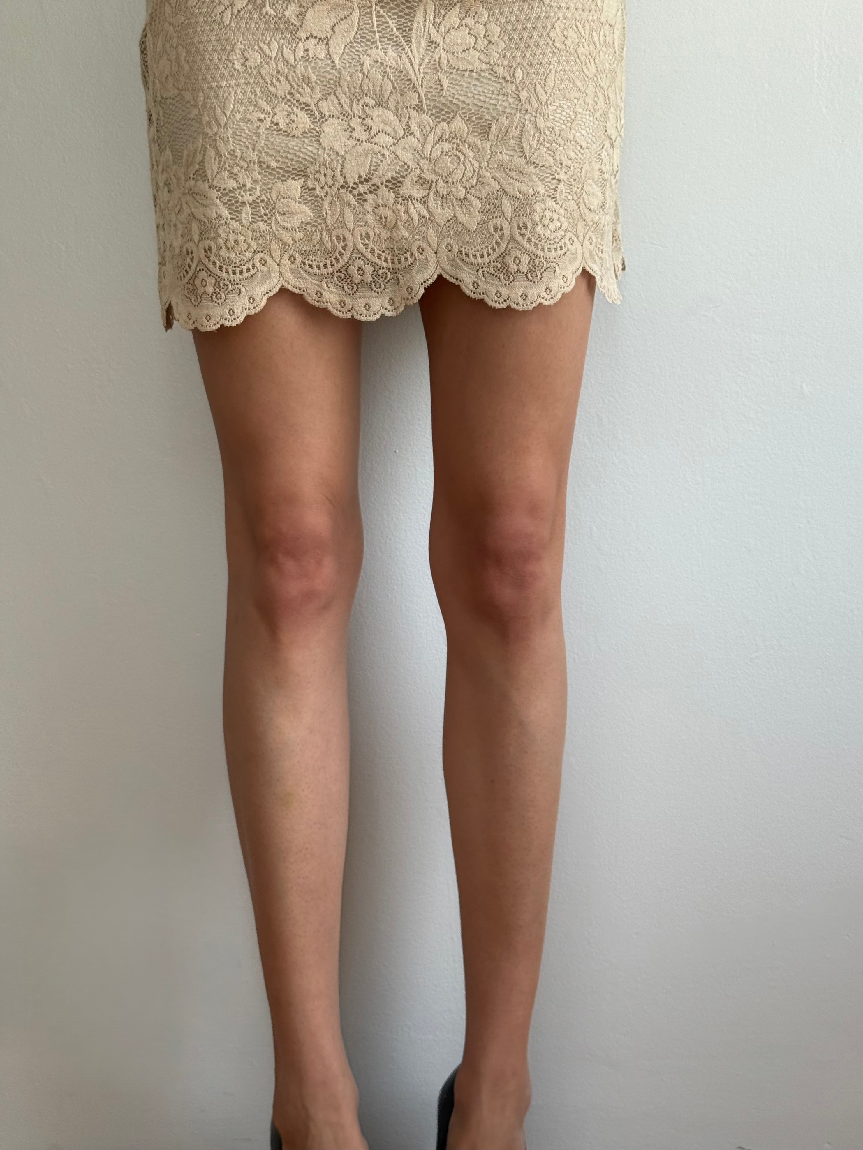 Two-Piece Lace Tank Dress / XS