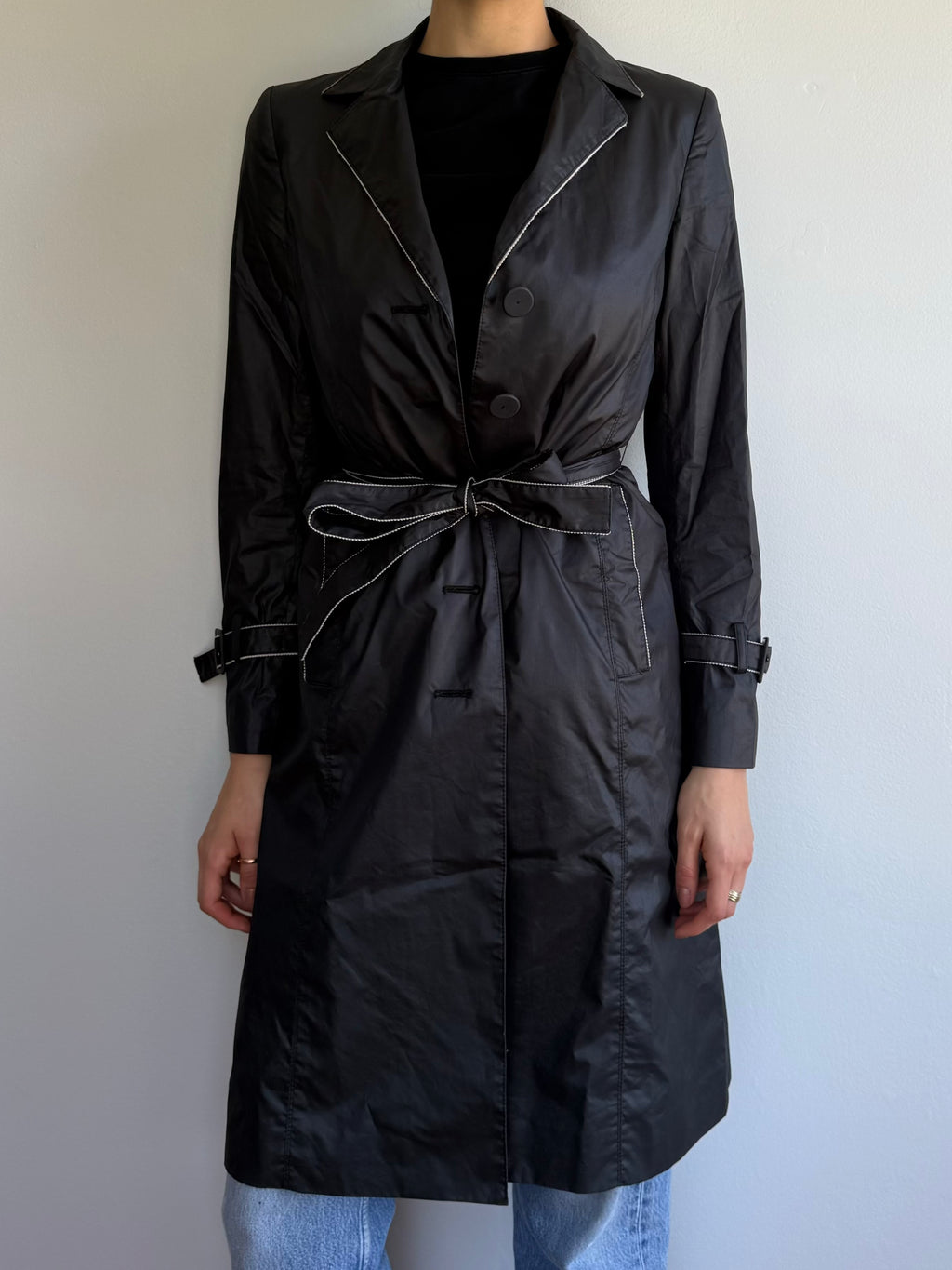 Navy Calvin Klein Light Trench / 4