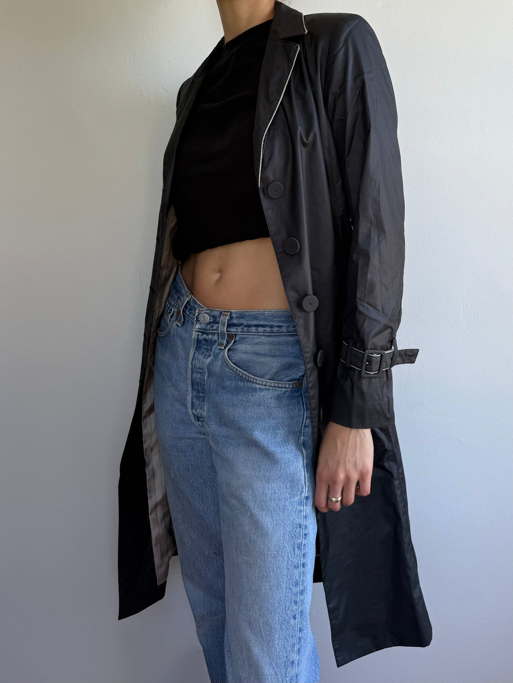 Navy Calvin Klein Light Trench / 4