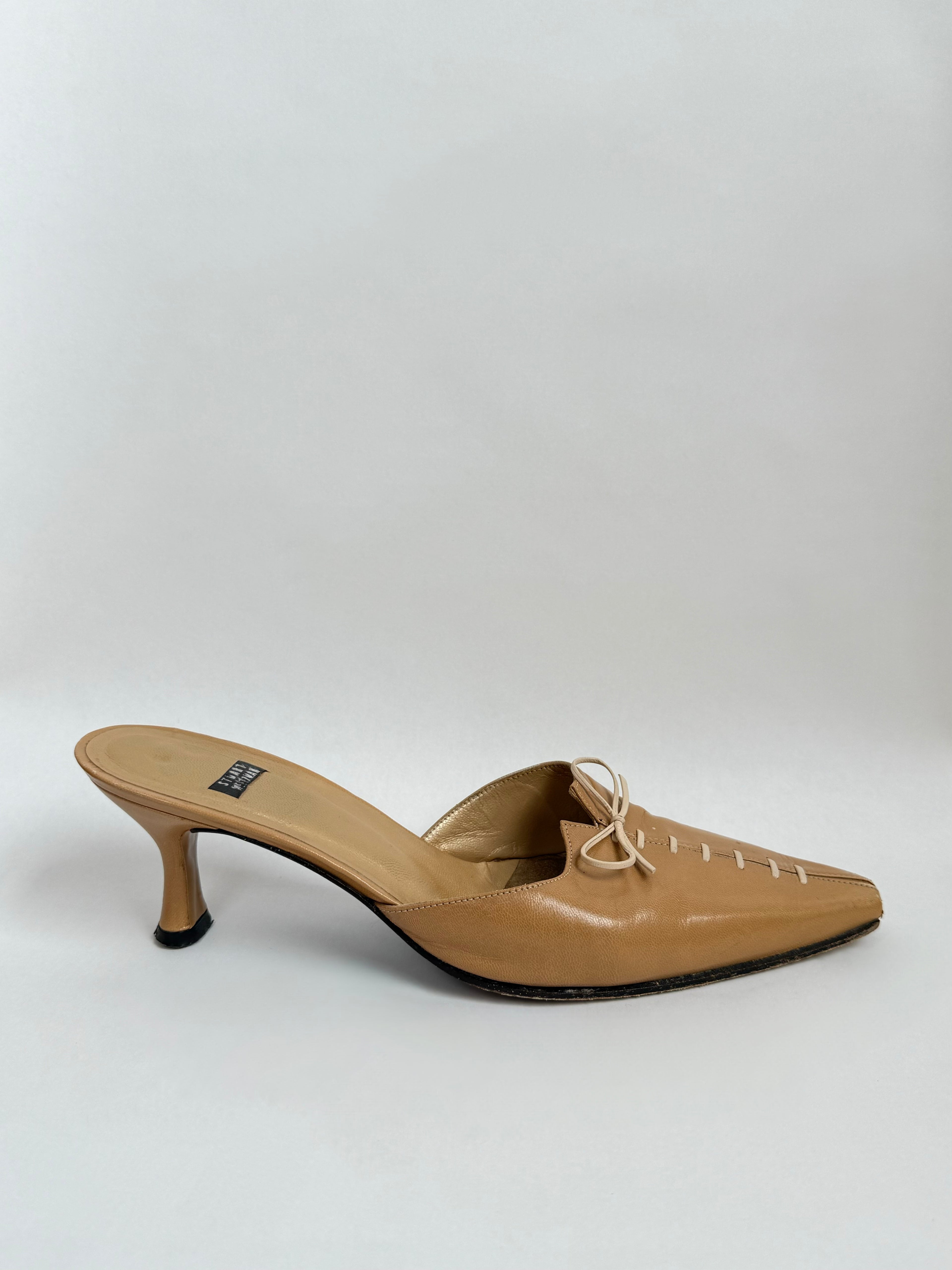 Stuart Weitzman Tie Mules / 7.5