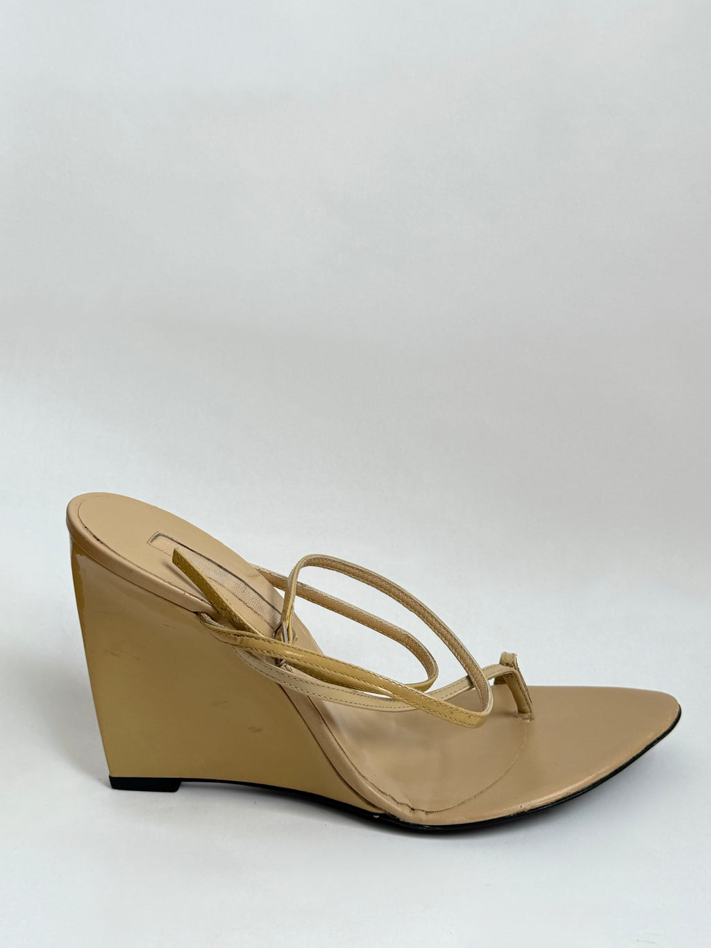 Sergio Rossio Patent Leather Wedges / 40