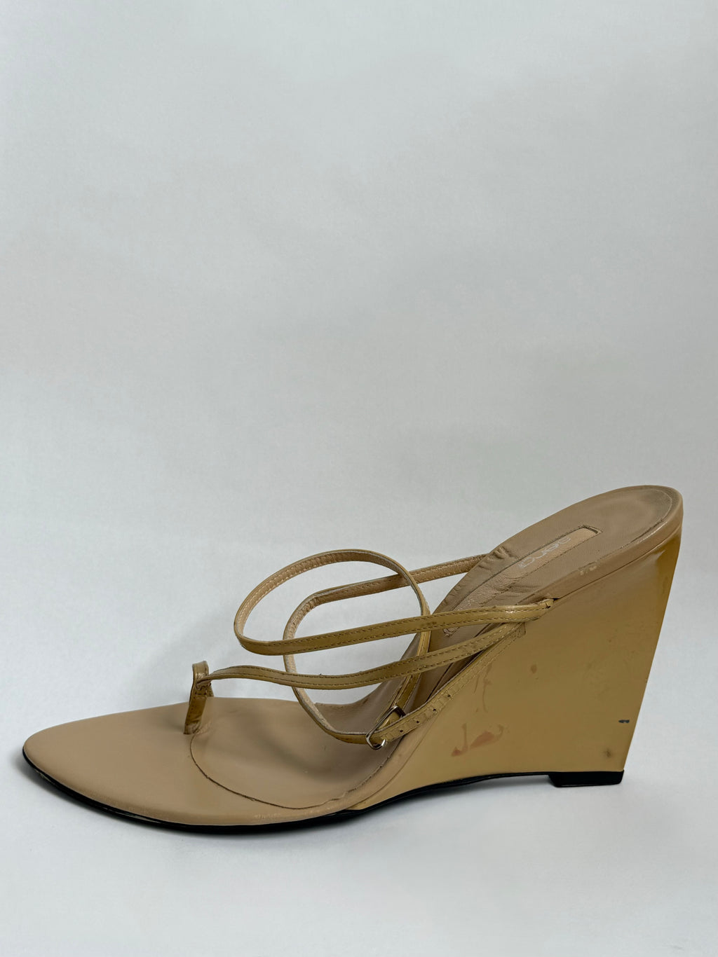 Sergio Rossio Patent Leather Wedges / 40