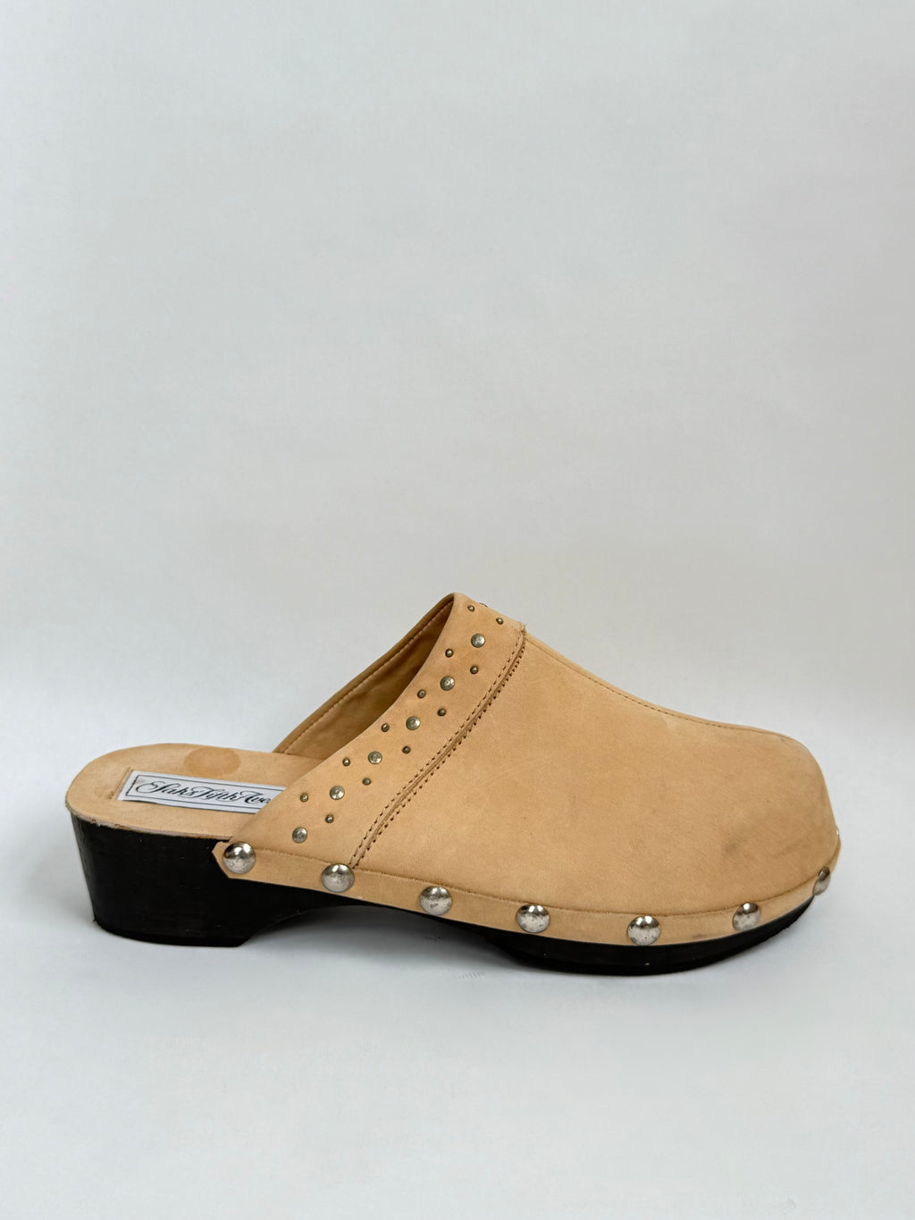 Saks Fifth Avenue Embellished Clogs / 8