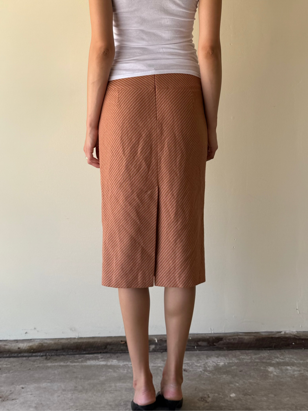 Vintage J.Crew Wool Midi Skirt / 6