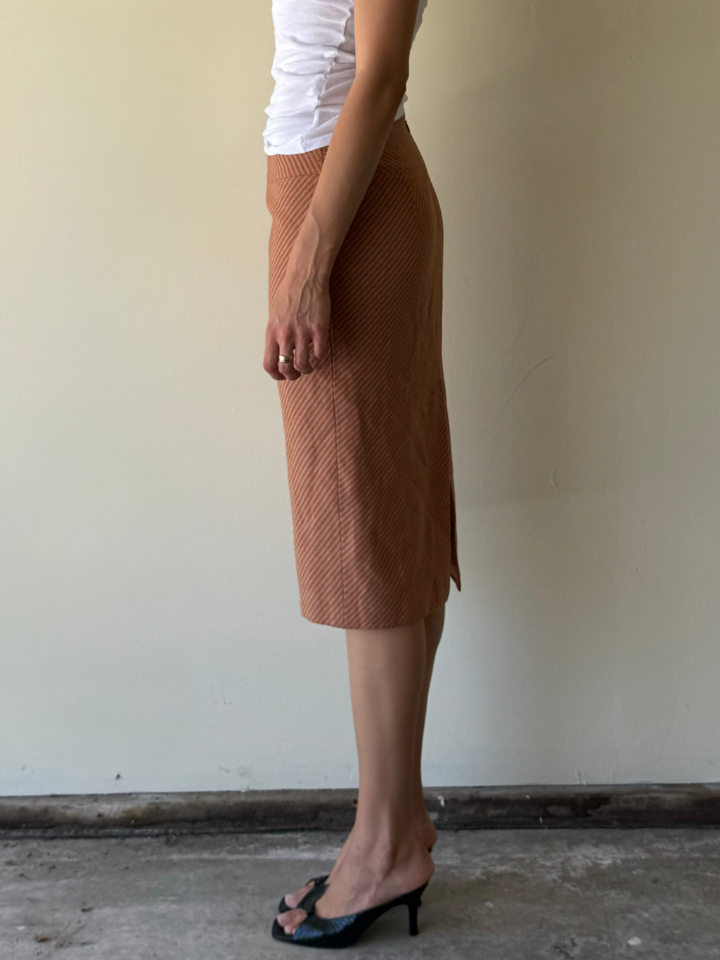 Vintage J.Crew Wool Midi Skirt / 6