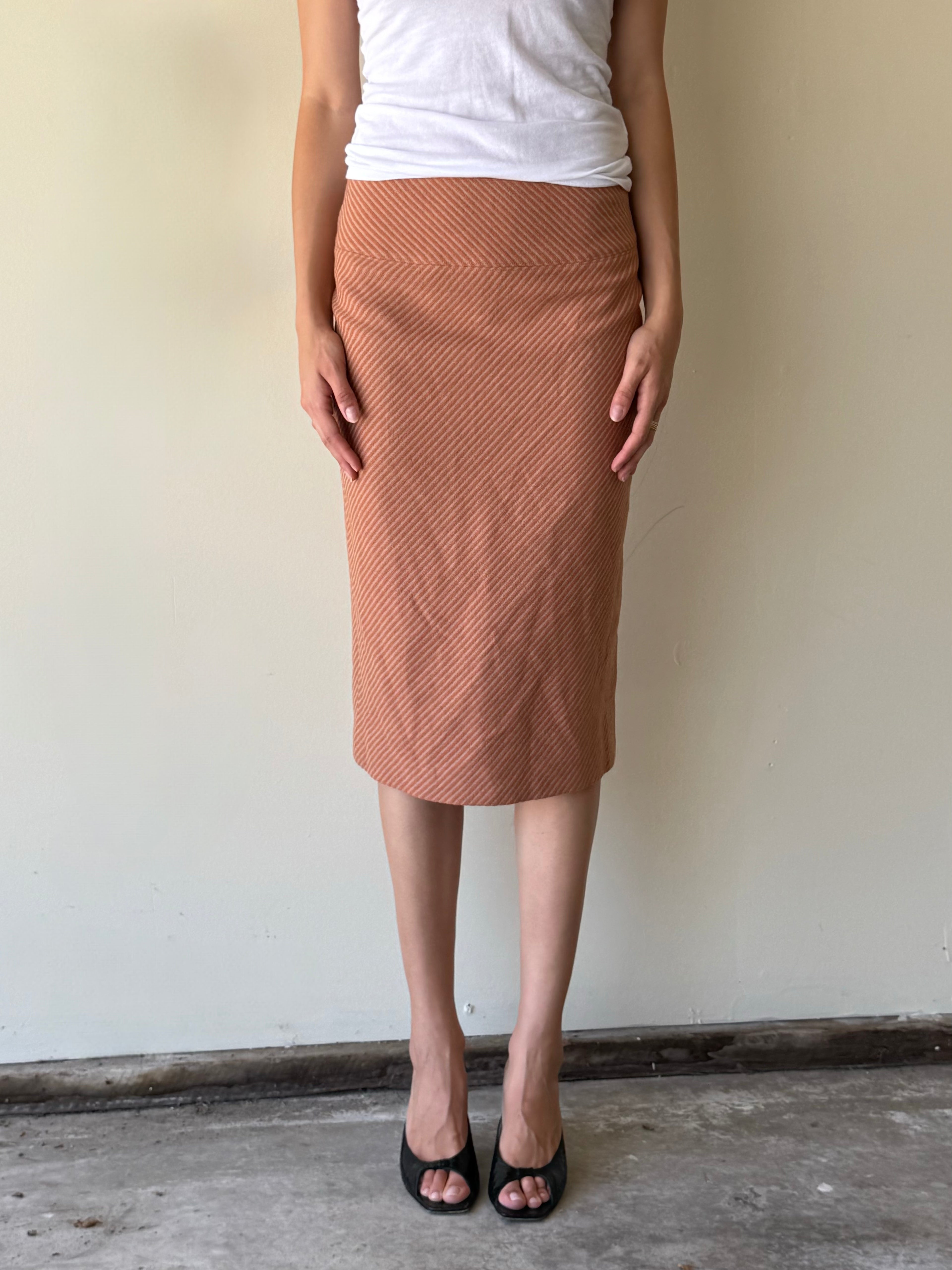 Vintage J.Crew Wool Midi Skirt / 6