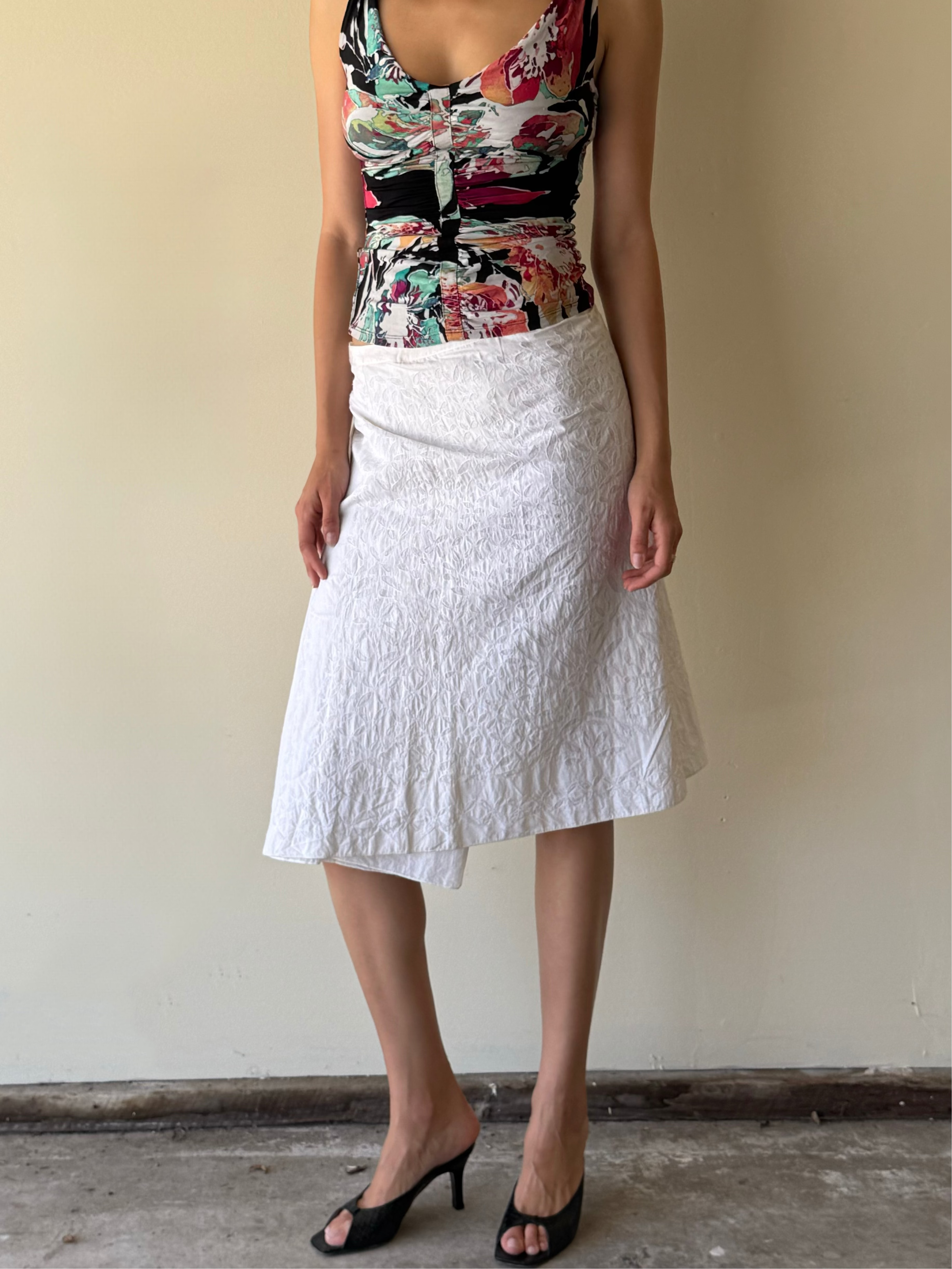 DKNY Embroidered Skirt / 4