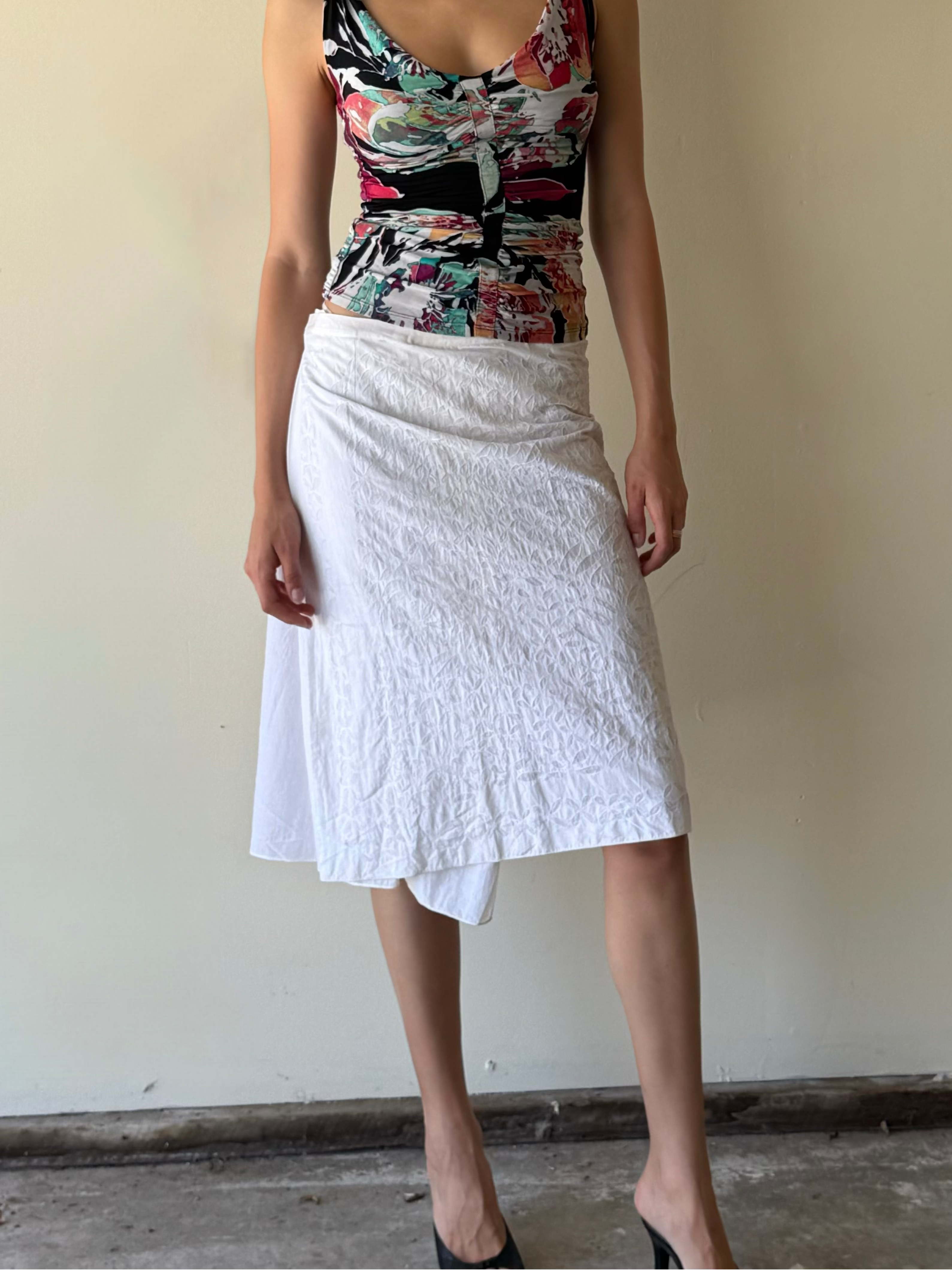 DKNY Embroidered Skirt / 4