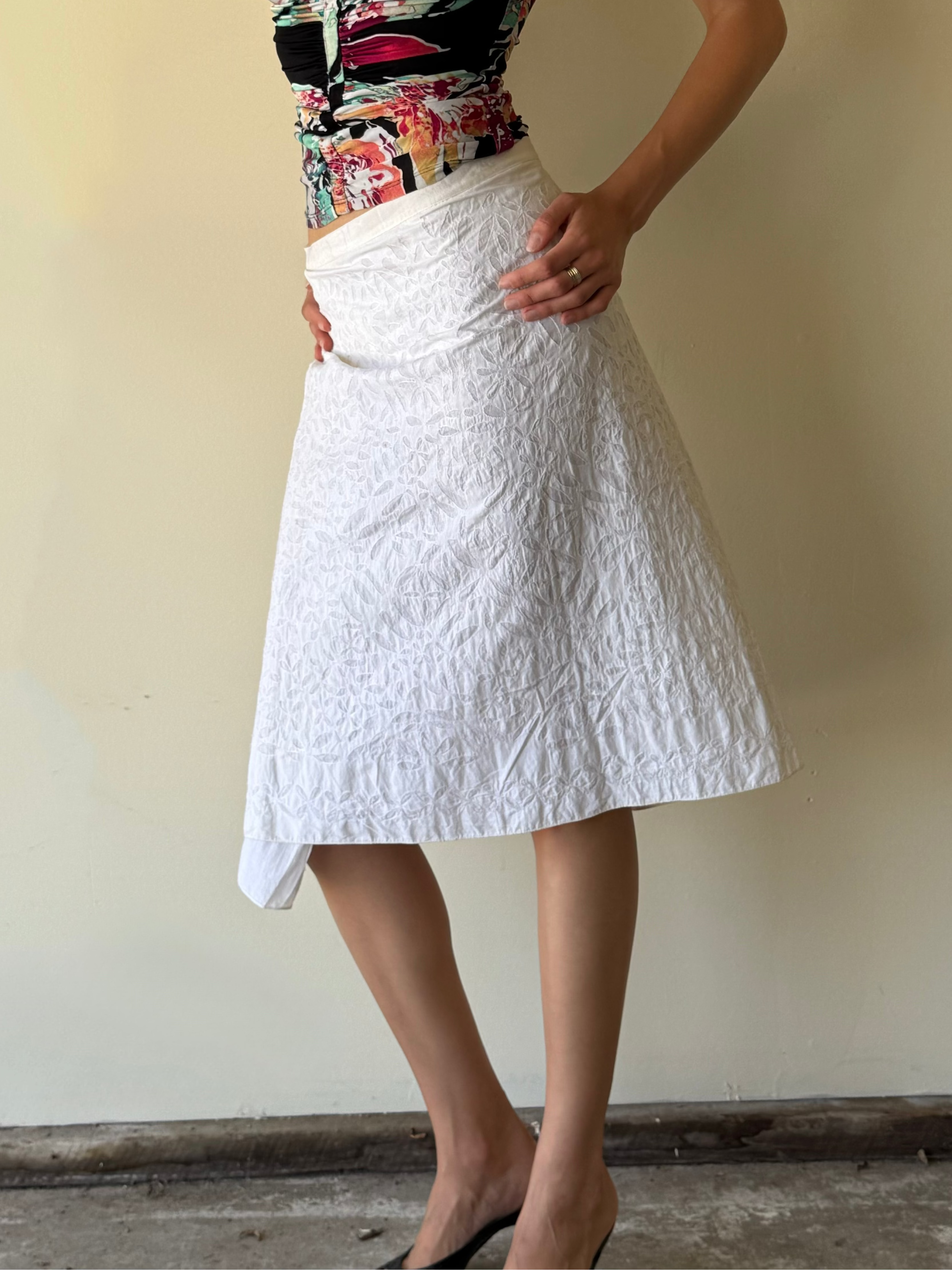 DKNY Embroidered Skirt / 4