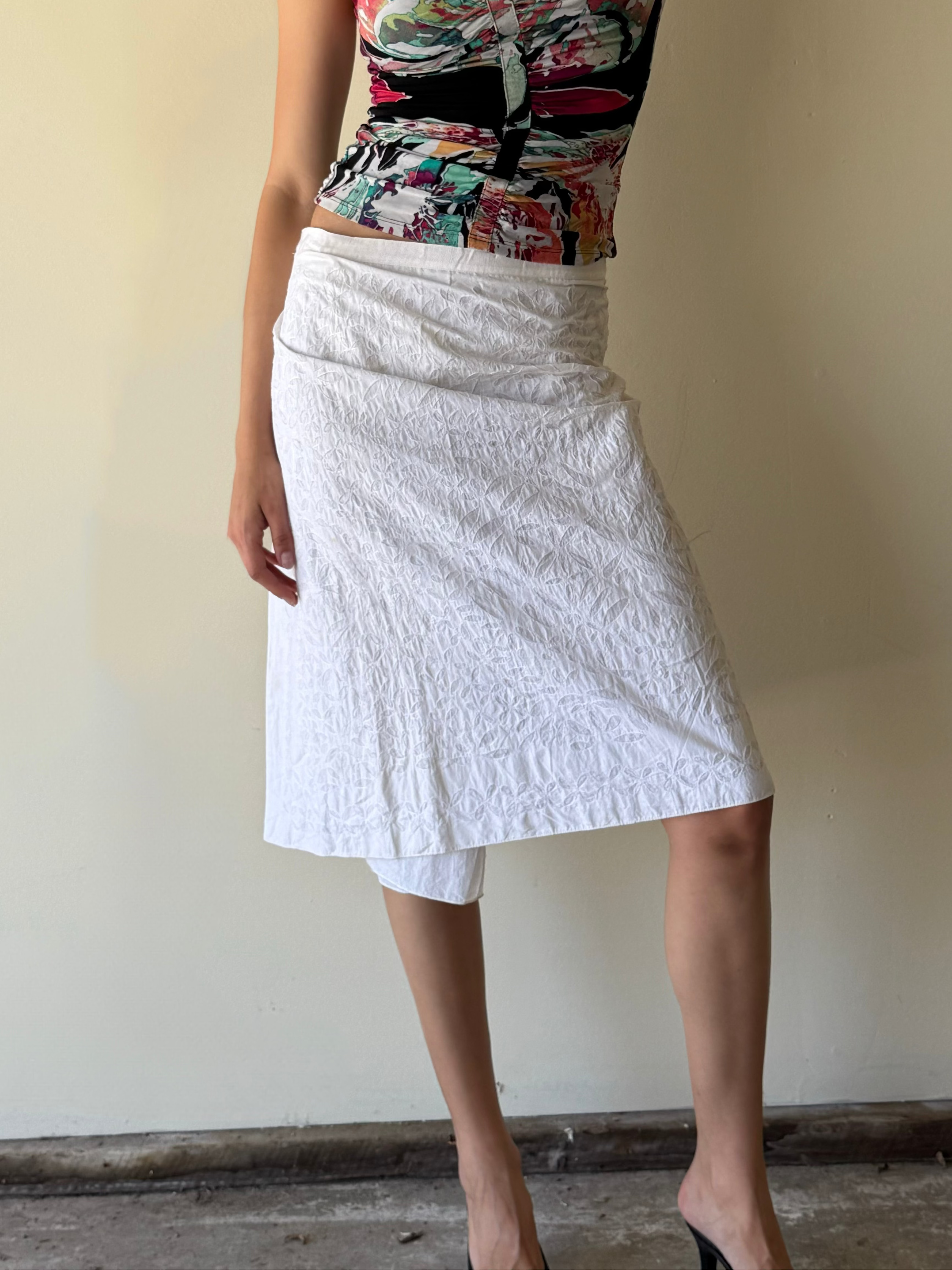 DKNY Embroidered Skirt / 4