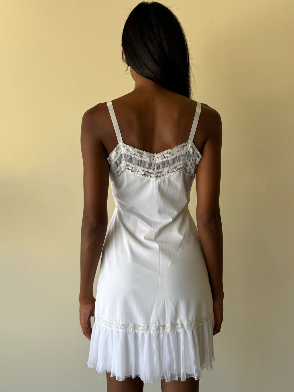 Vintage Lace Slip Dress / s