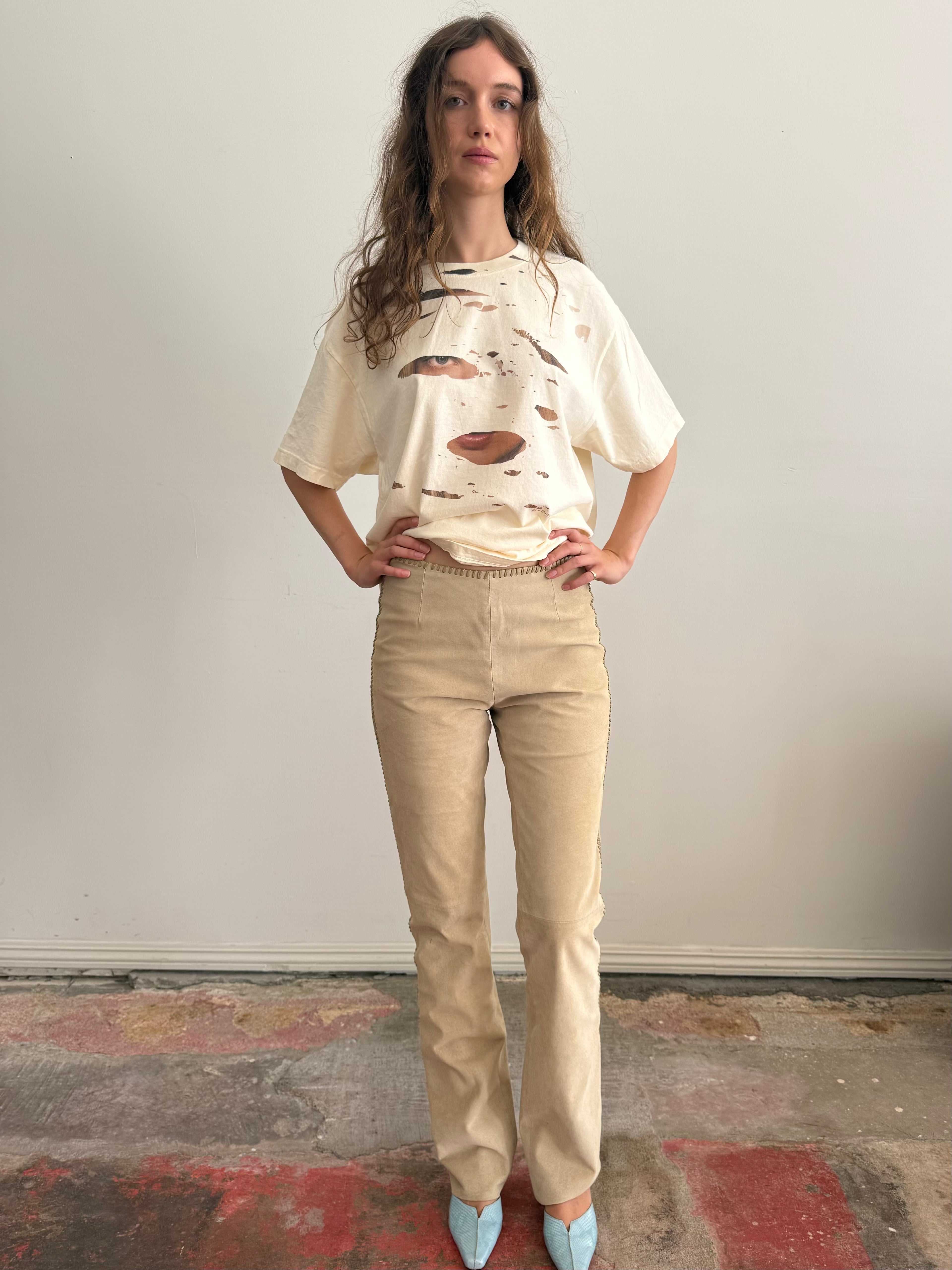 Hugo Buscati Suede Trousers