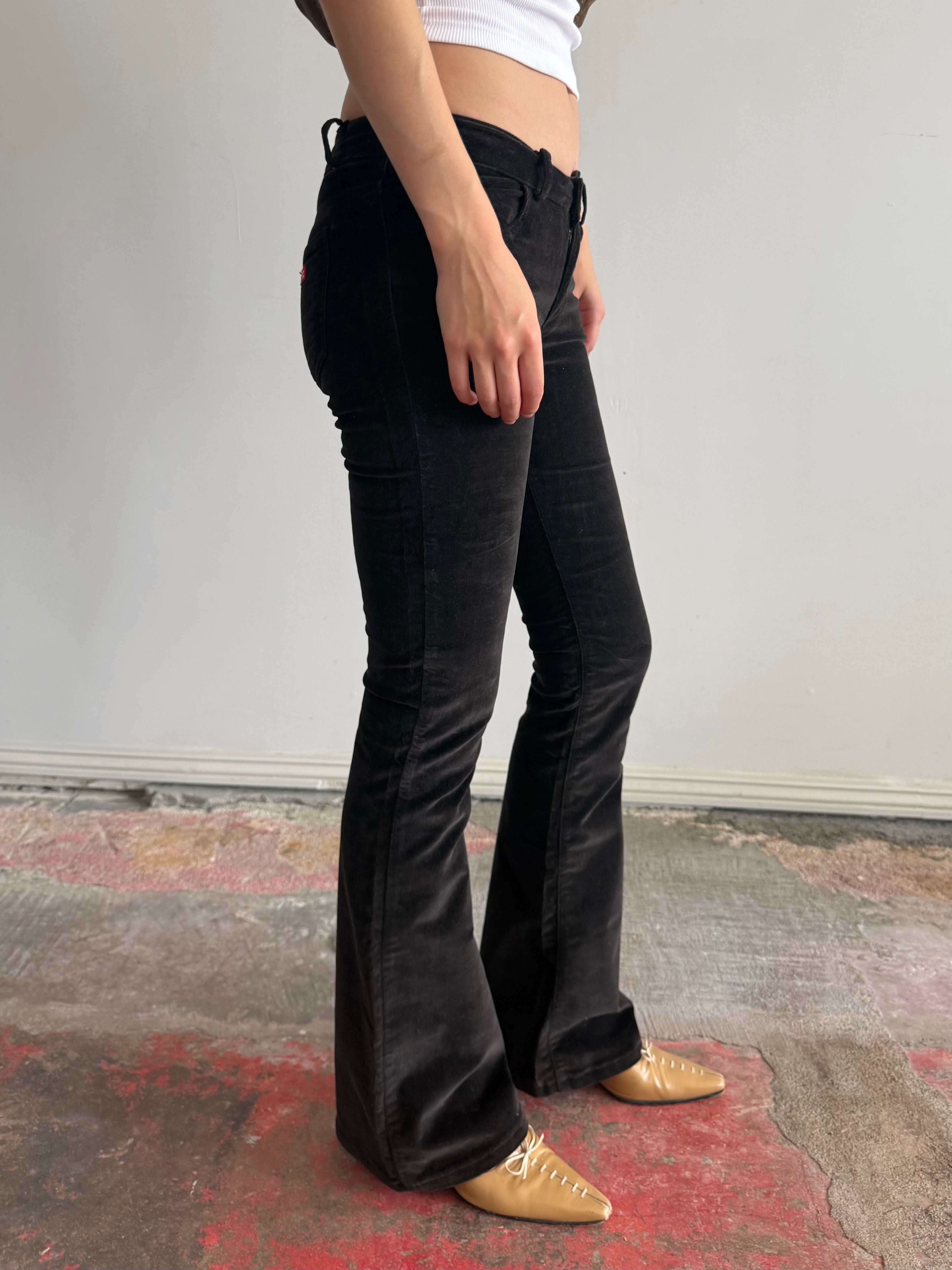 Miss Sixty Velvet Flare Pants