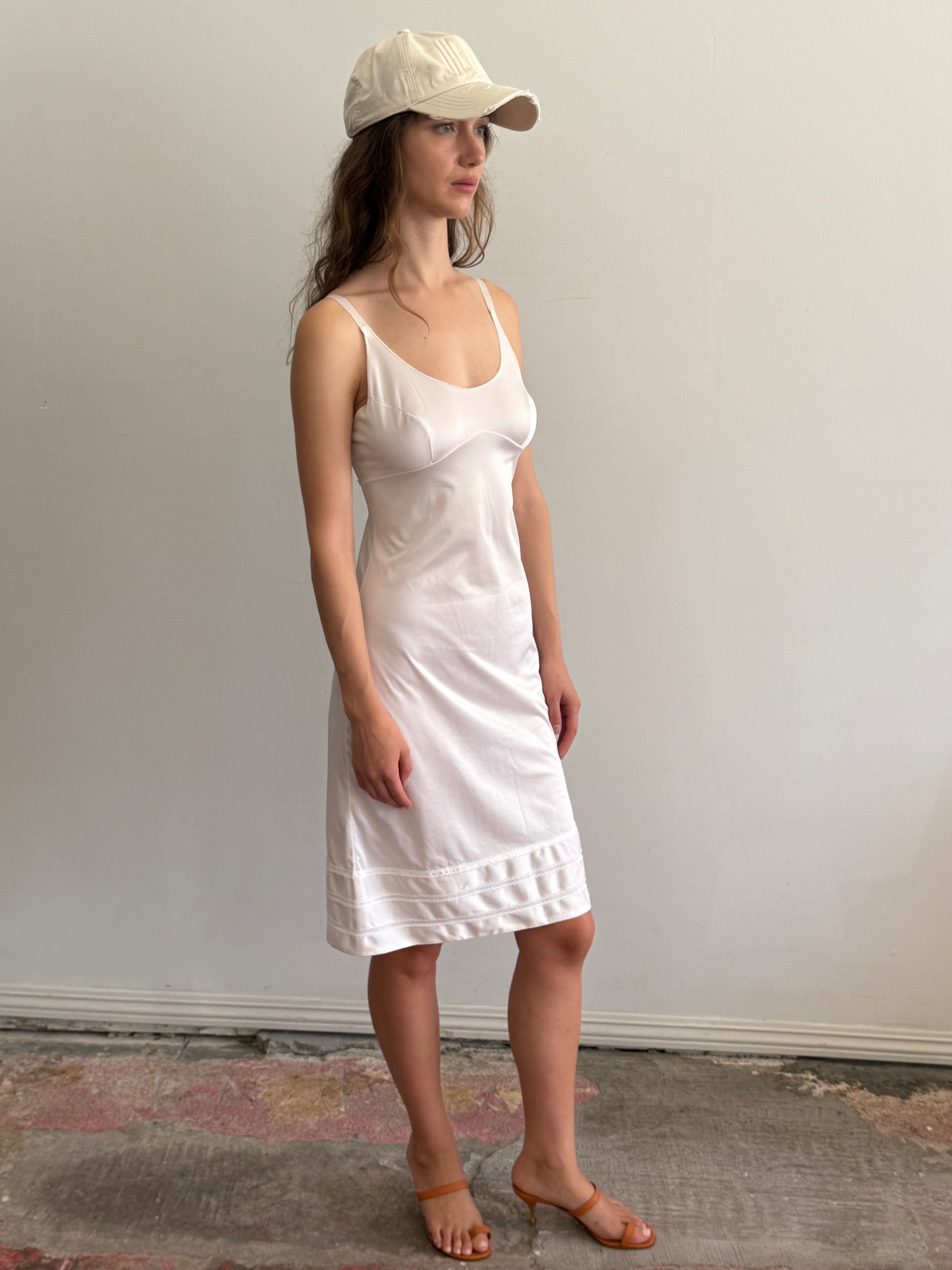 White Slip Dress / S