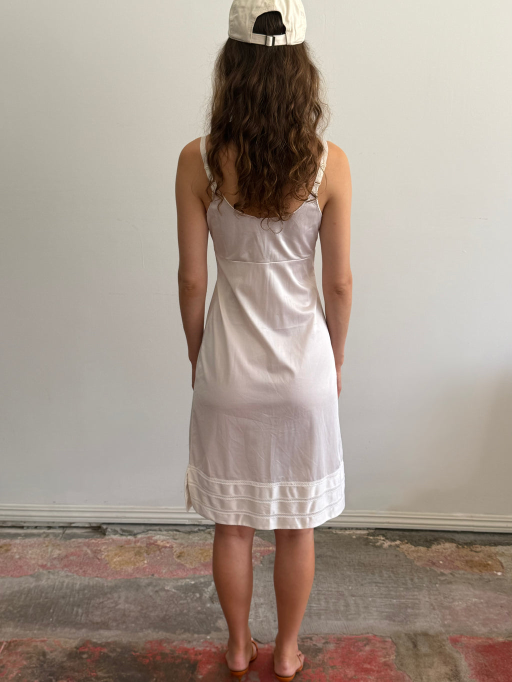 White Slip Dress / S