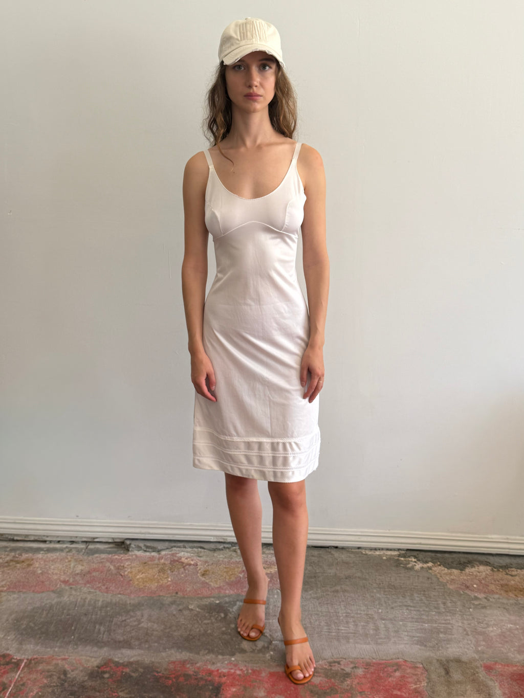 White Slip Dress / S