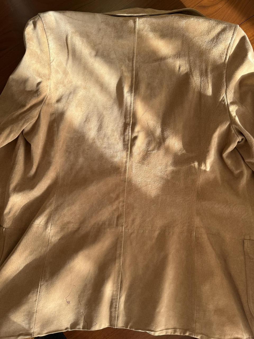 Vintage Suede Leather Blazer