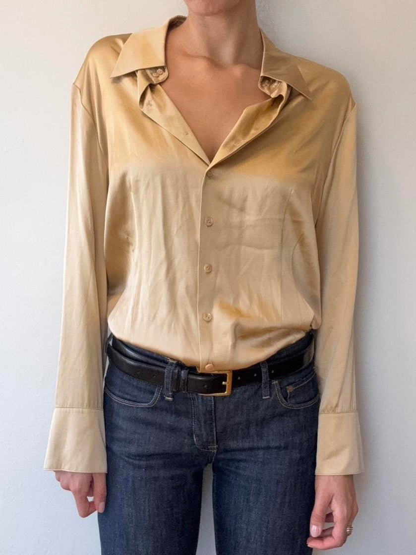 NWT Talbots Silk Blouse