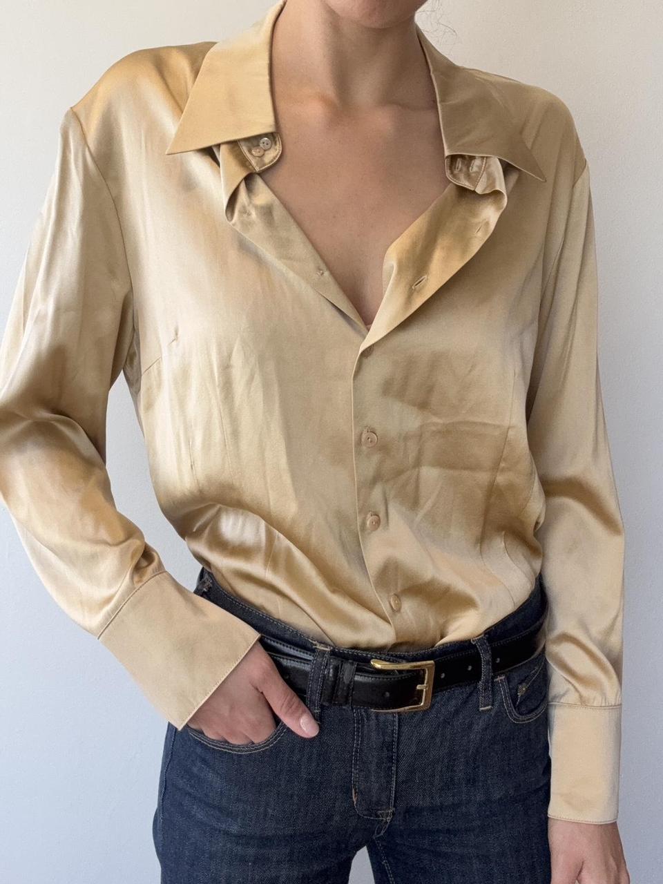 NWT Talbots Silk Blouse
