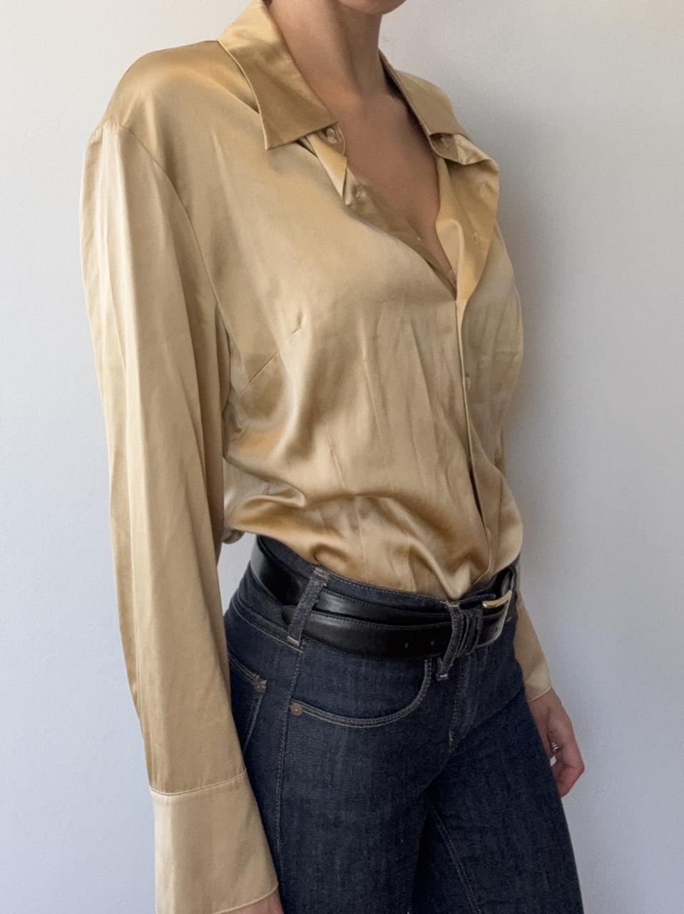 NWT Talbots Silk Blouse